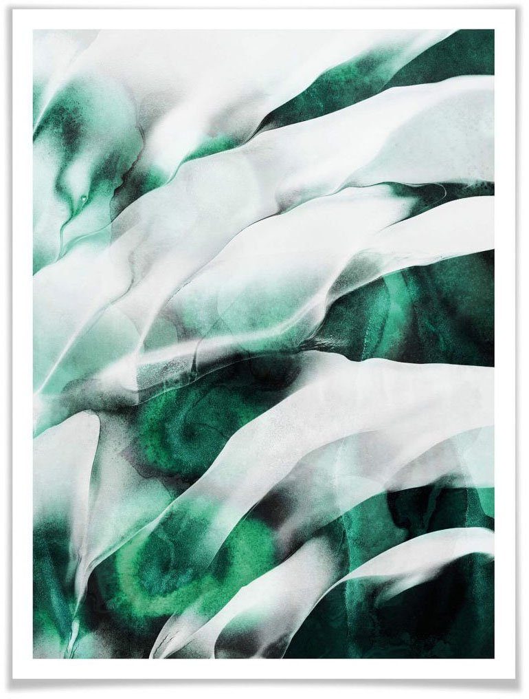 Wall-Art Poster Emerald groen (1 stuk)