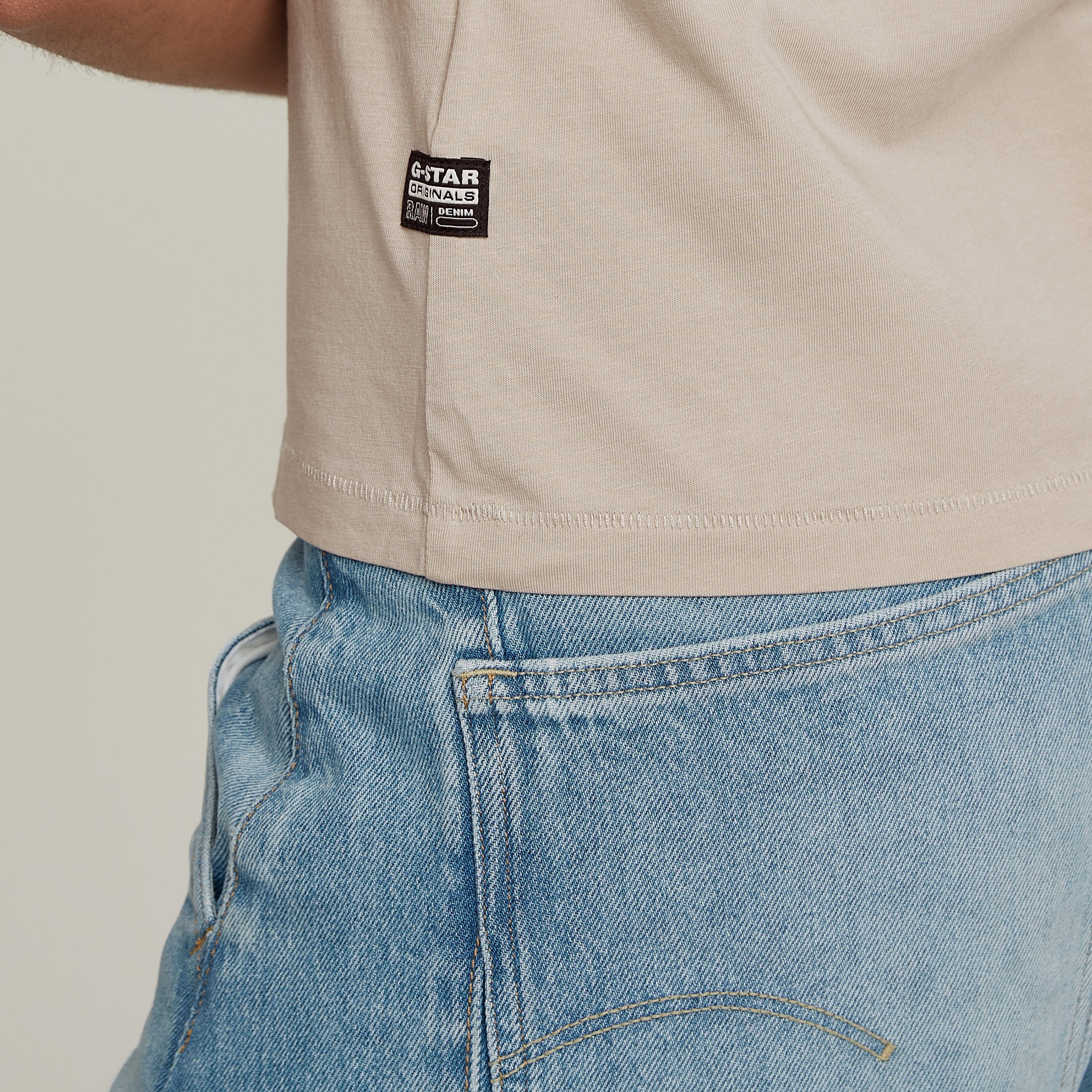 G-Star RAW T-shirt Nifous met klein logoborduursel