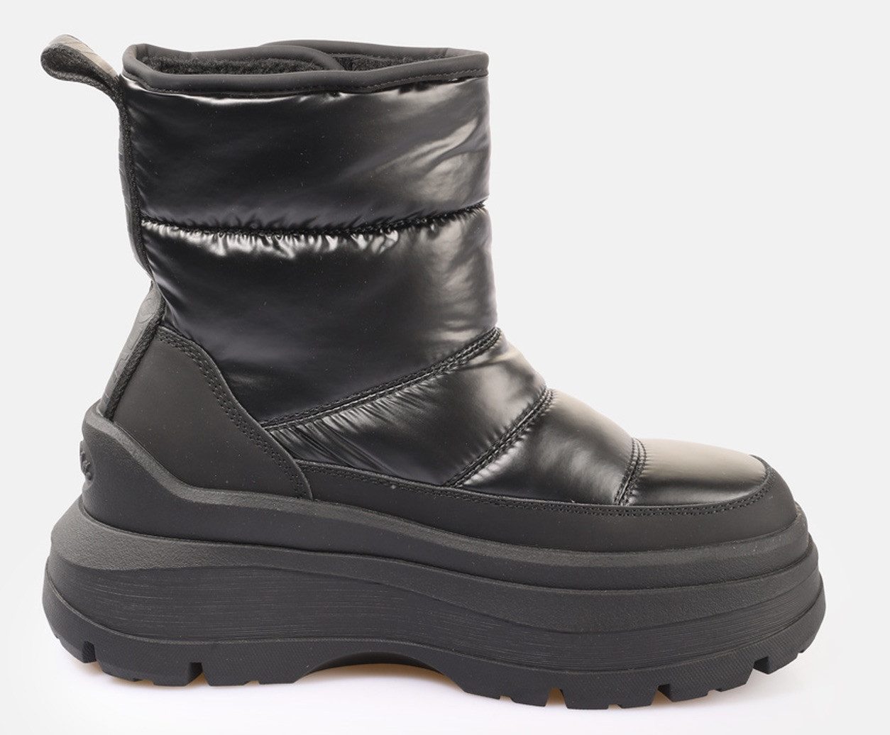 Buffalo Winterlaarzen OLYMPIA VELBOOT QUILT VEGAN Snowboots, sneeuwlaarsjes, plateaulaarzen met logo-opschrift