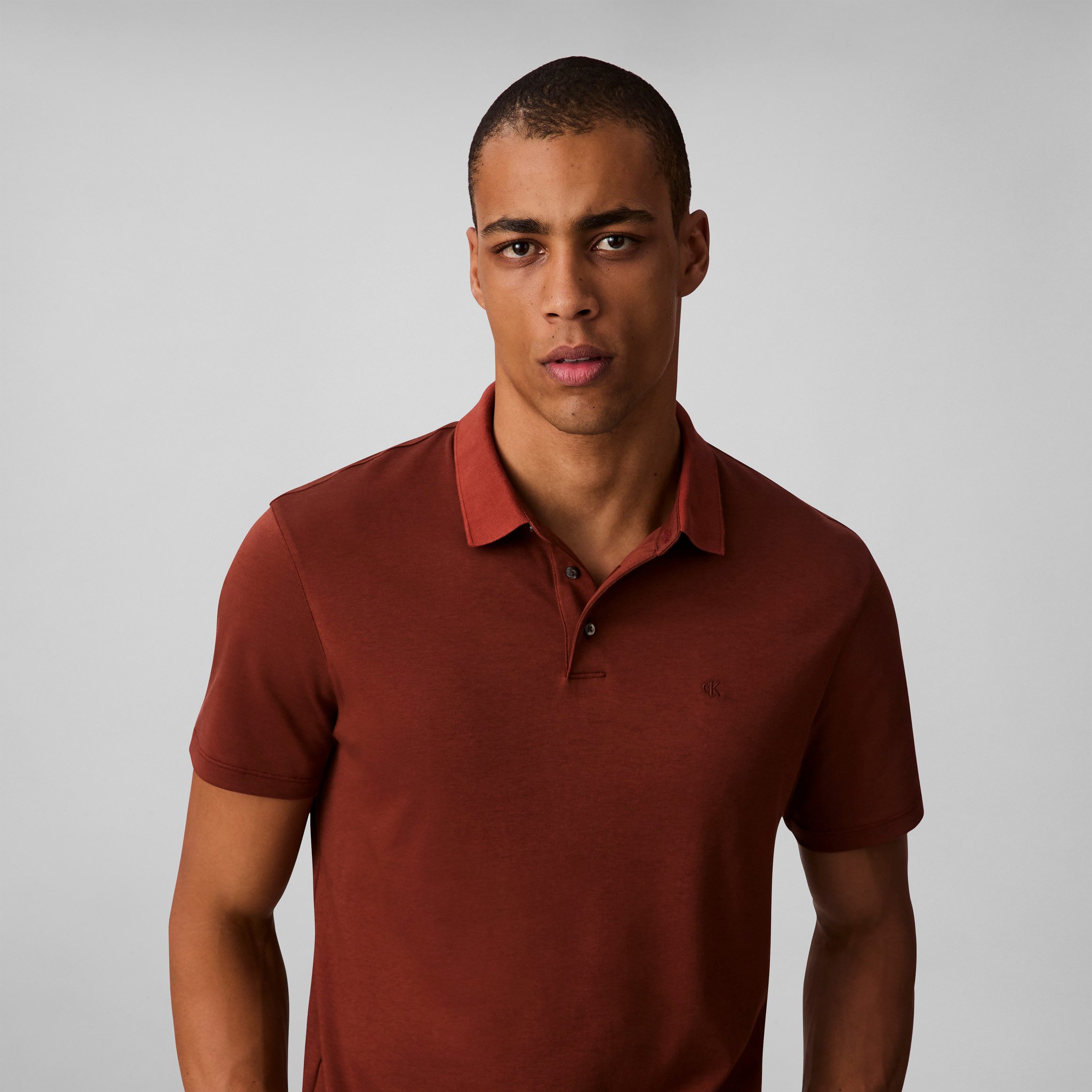 Calvin Klein Poloshirt SS SUPIMA CHEST EMB POLO
