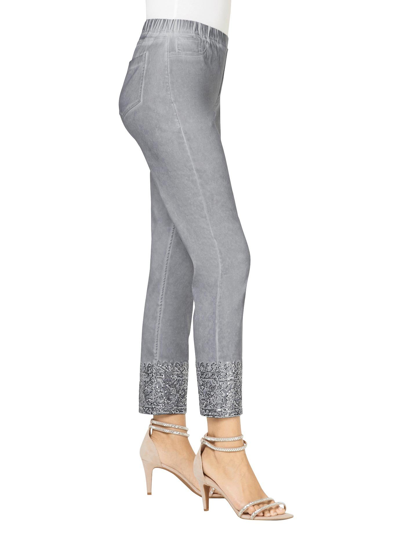 Creation L Geweven broek