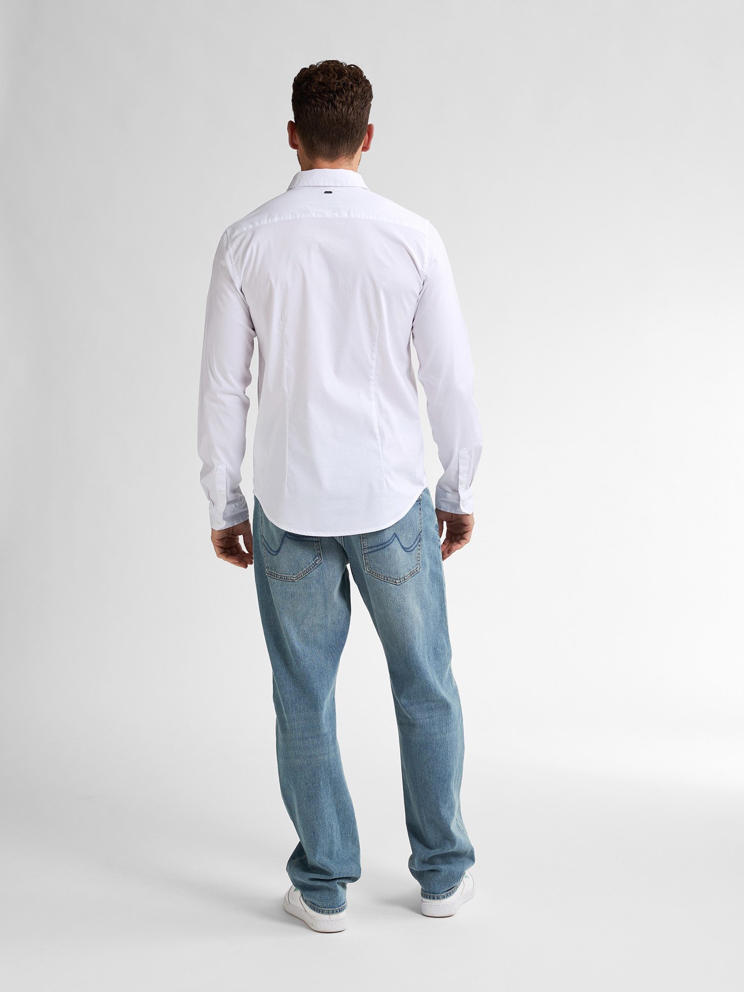 Petrol Industries Shirt met lange mouwen met button-downkraag