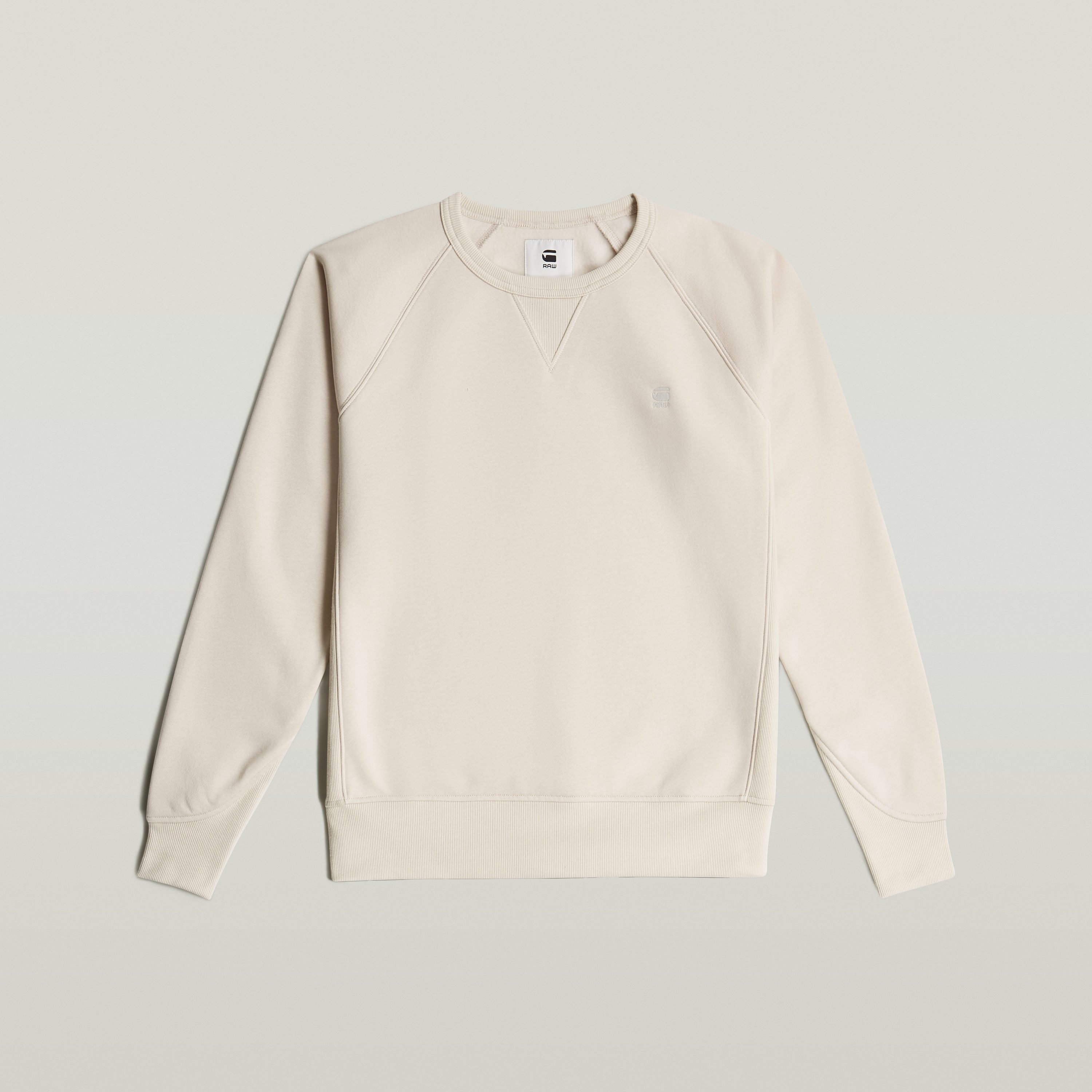 G-Star RAW Sweatshirt Premium core 2.0 met inzetstuk bij de halslijn