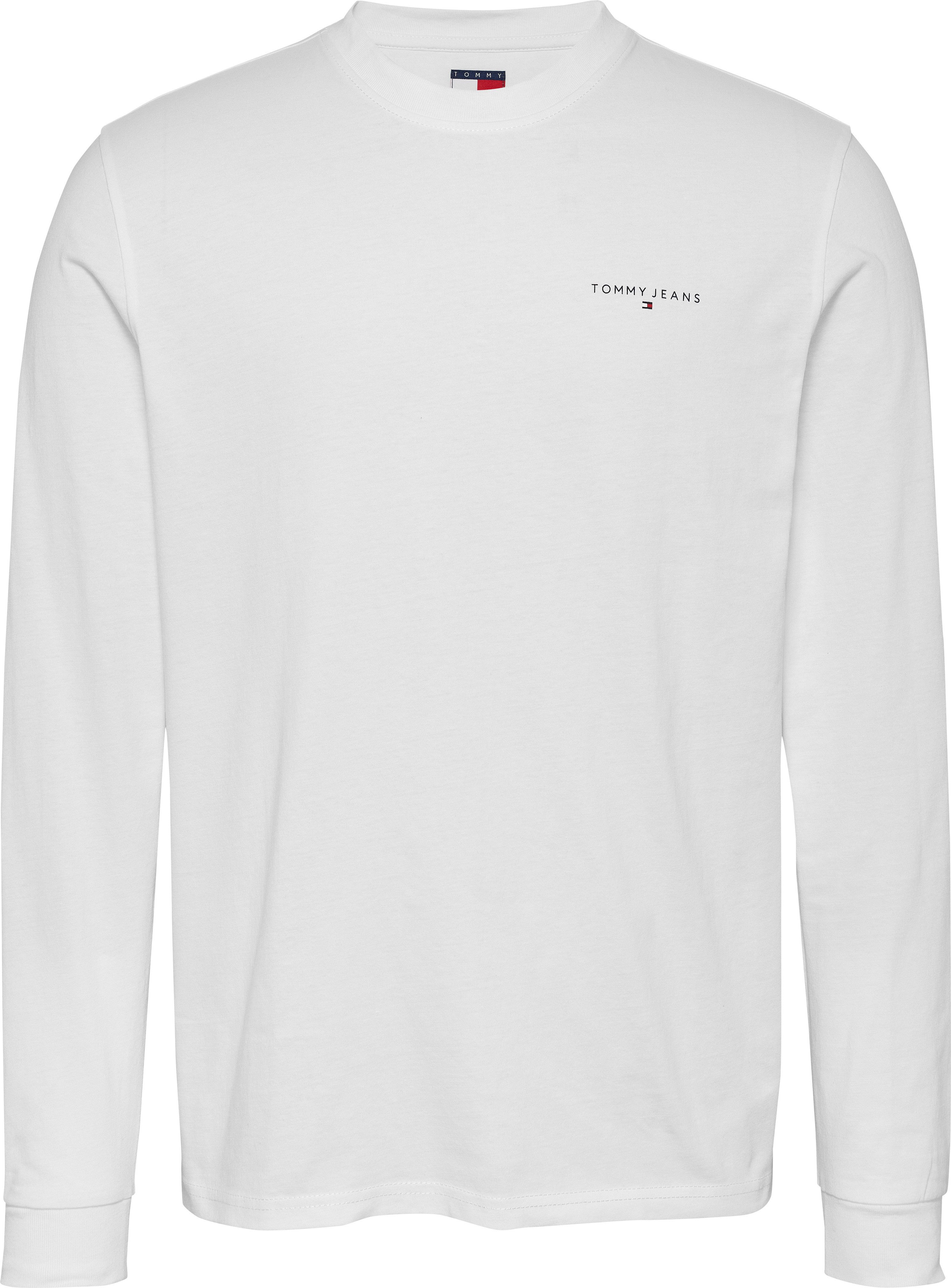 TOMMY JEANS Shirt met lange mouwen TJM SLIM LINEAR CHEST LS TEE EXT