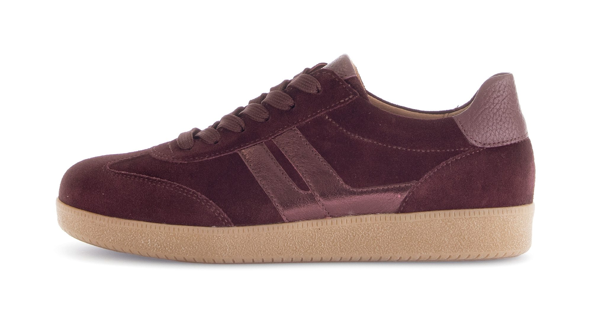Gabor Plateausneakers , vrijetijdsschoen, halfschoen, veterschoen met gepolsterde schacht