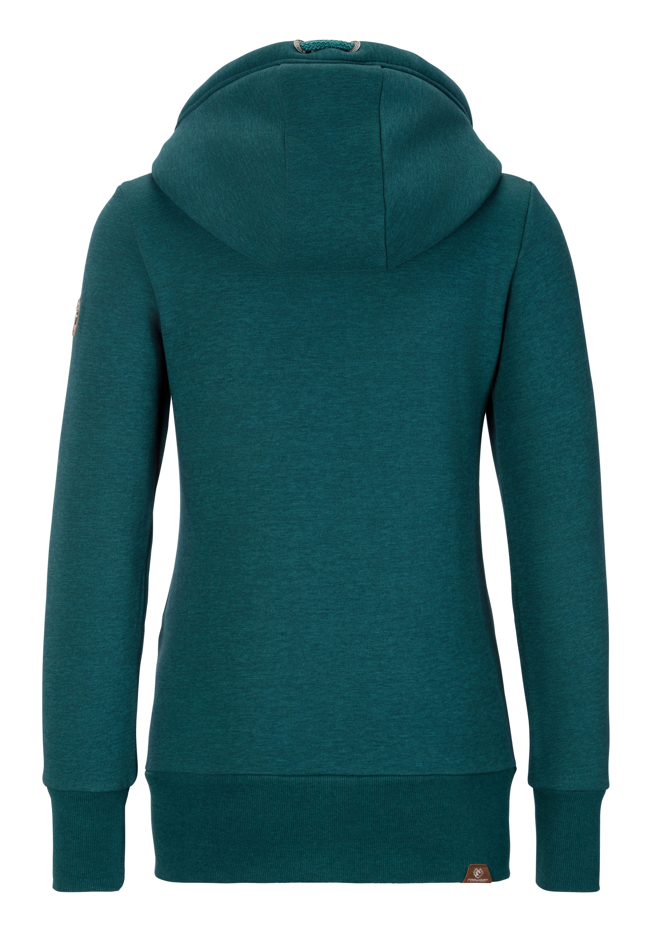 Ragwear Sweatvest NESKA ZIP O met extra brede boorden