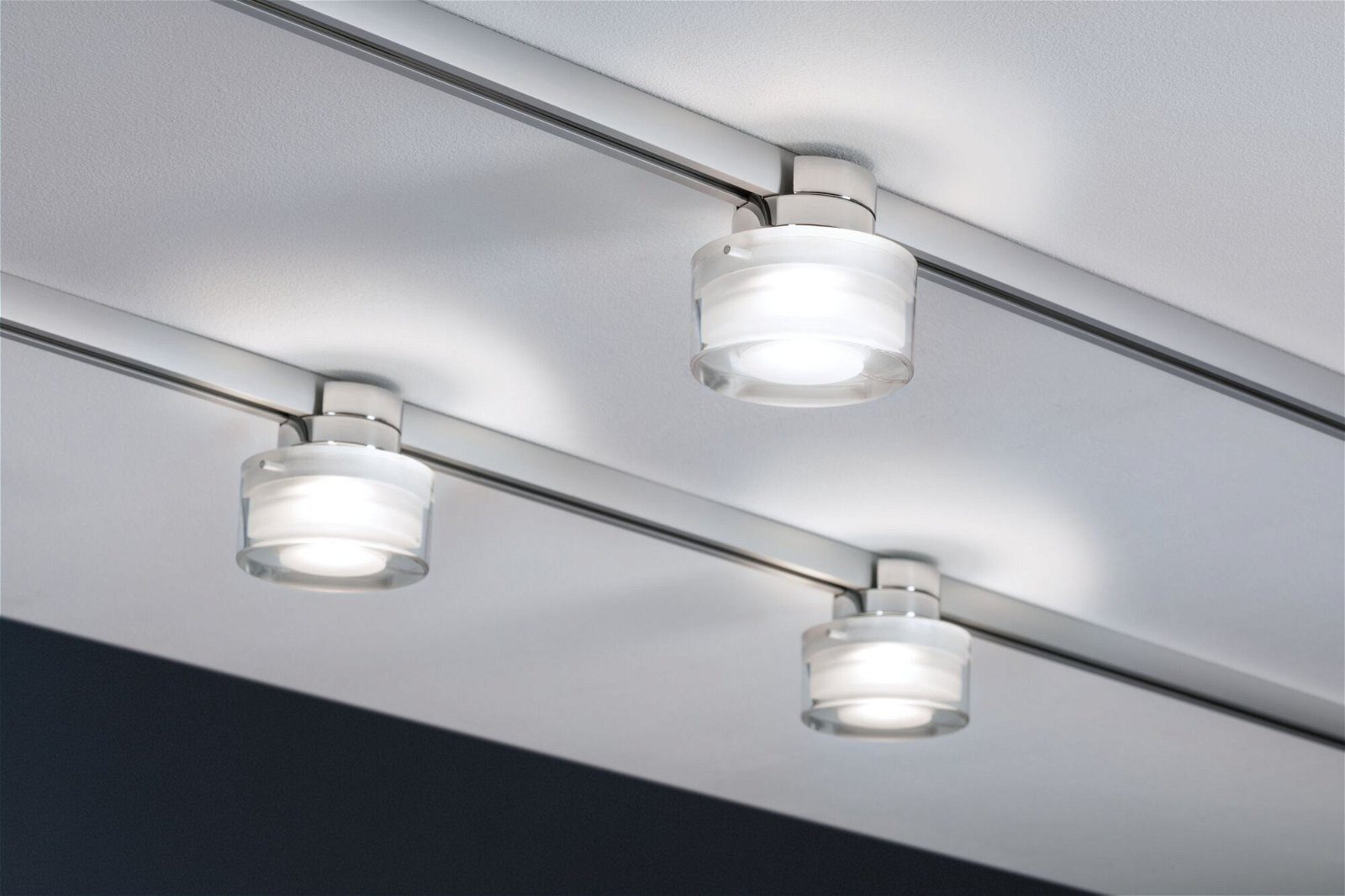 Paulmann Railsysteem-lampen URail rail spot Topa Dot 350lm 4,9W 4000K 230V Chroom, Helder, Satin (1-delig)