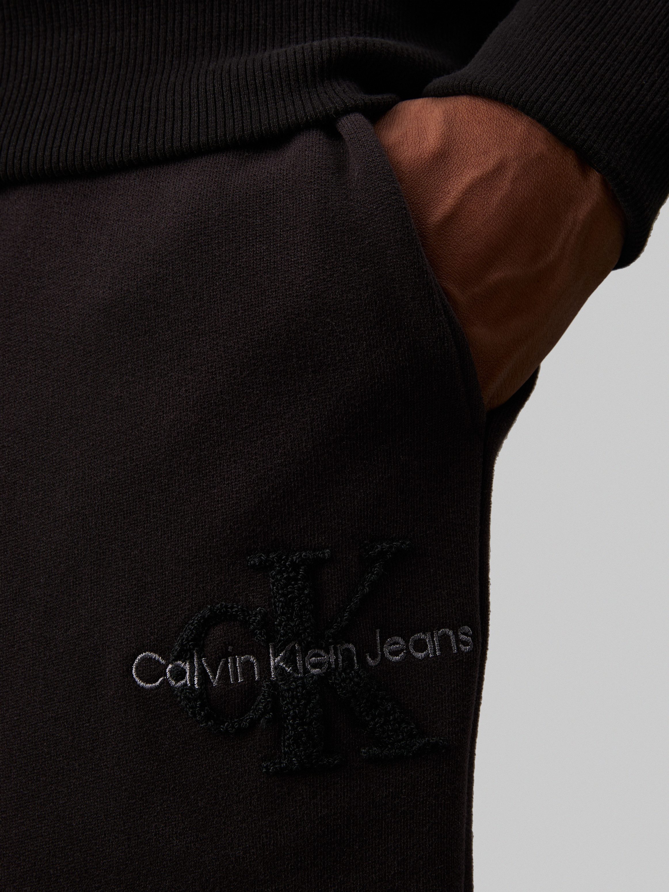 Calvin Klein Joggingbroek CHENILLE MONOLOGO SWEATPANT