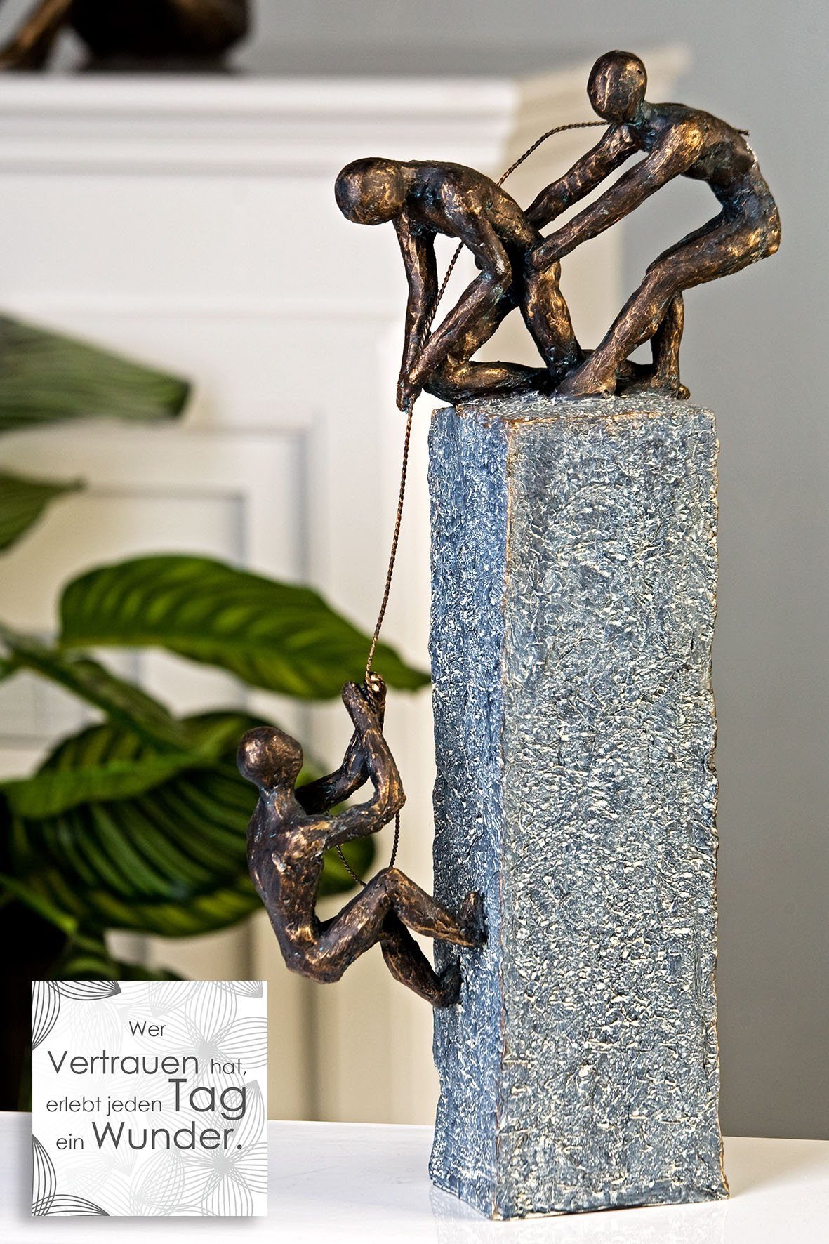Casablanca by Gilde Decoratief figuur Sculptuur Assistance Decoratief object, hoogte 43 cm, met teksthanger, woonkamer (1 stuk)