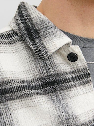 Jack & Jones Overhemd met lange mouwen JORZAC CHECK OVERSHIRT LS SN