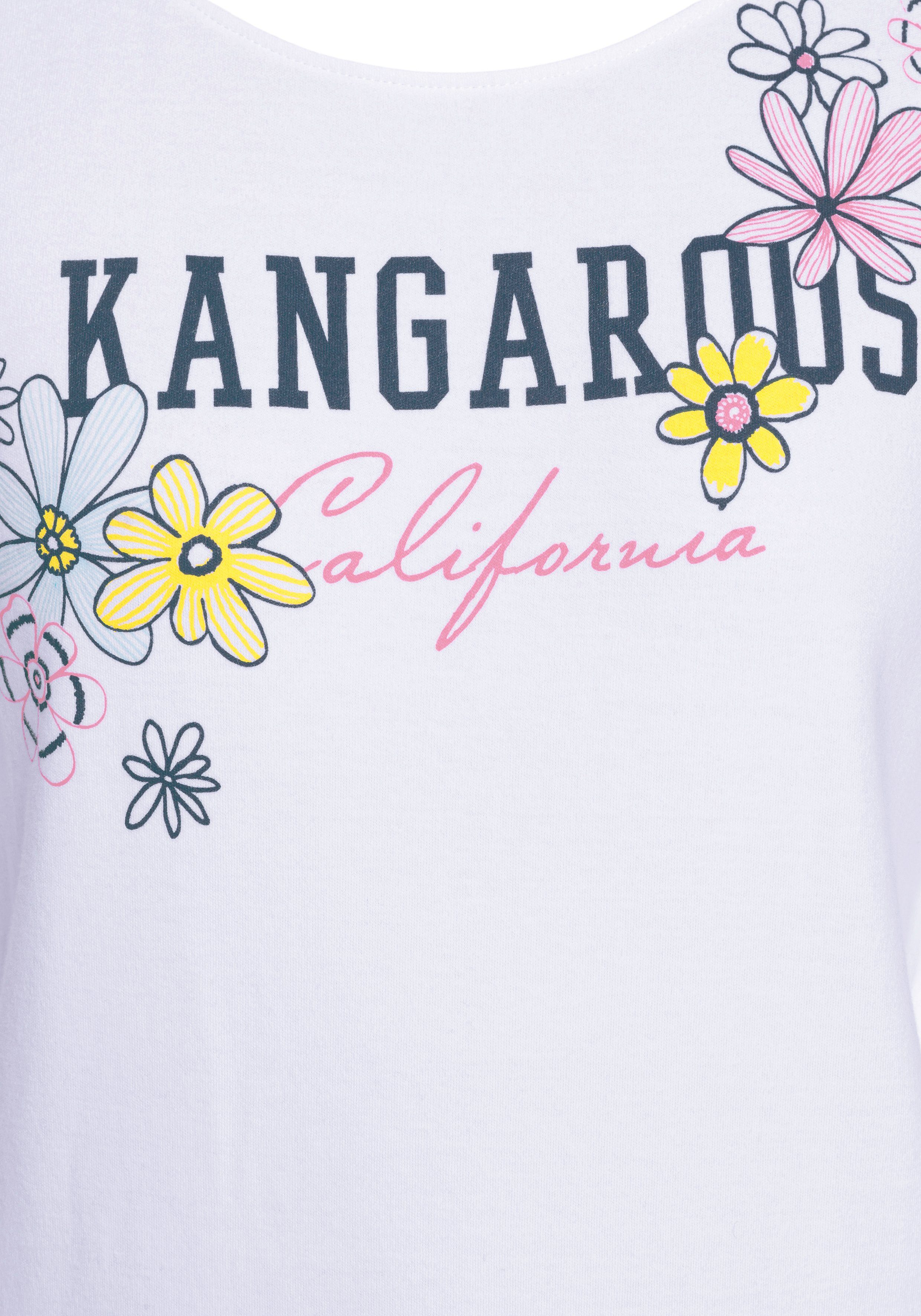 KangaROOS Sweatshirt met grote labelprint nieuwe collectie