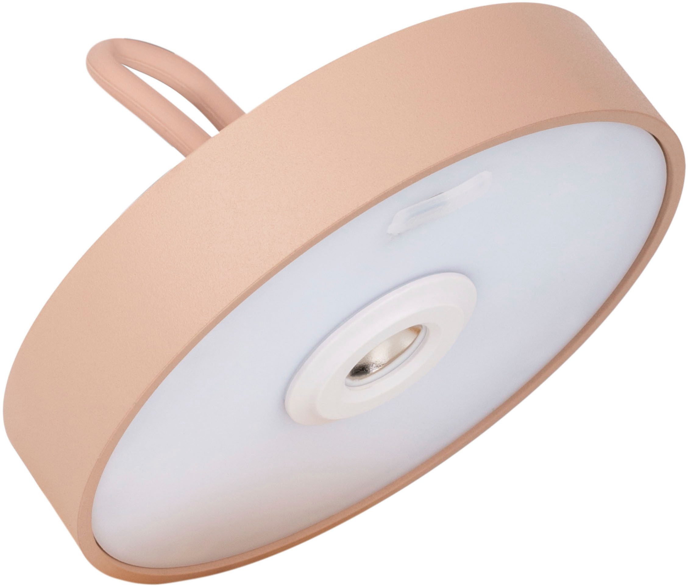 Home affaire Led-tafellamp Charmont met houten voet, afneembare hoofdkant als hanglamp te gebruiken oplaadbaar, incl. accu + usb-kabel, hoofdeinde magnetisch, afneembaar, hout (1 stuk)