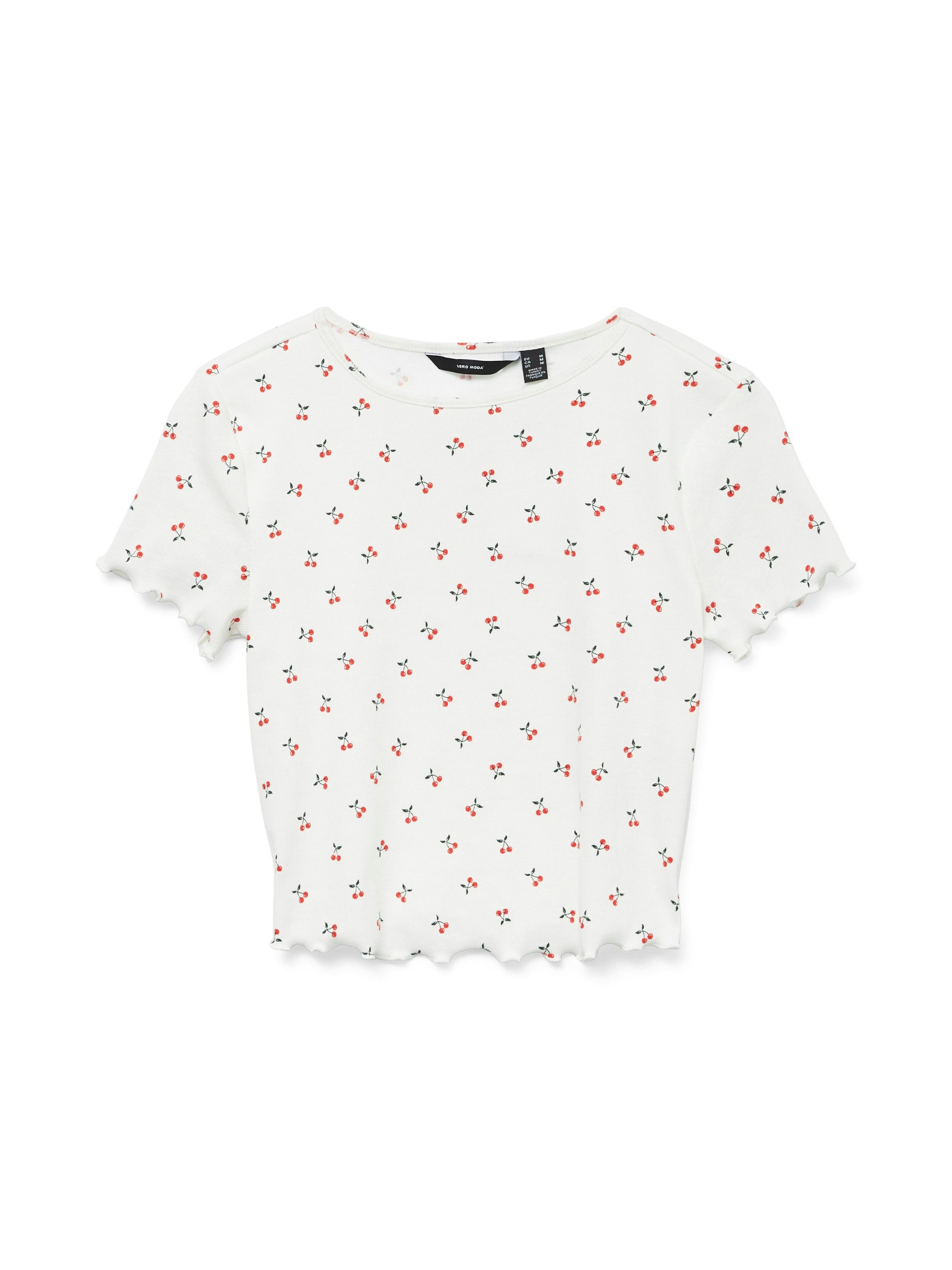 Vero Moda Shirt met korte mouwen VMHARRY SS O-NECK TOP JRS NOOS