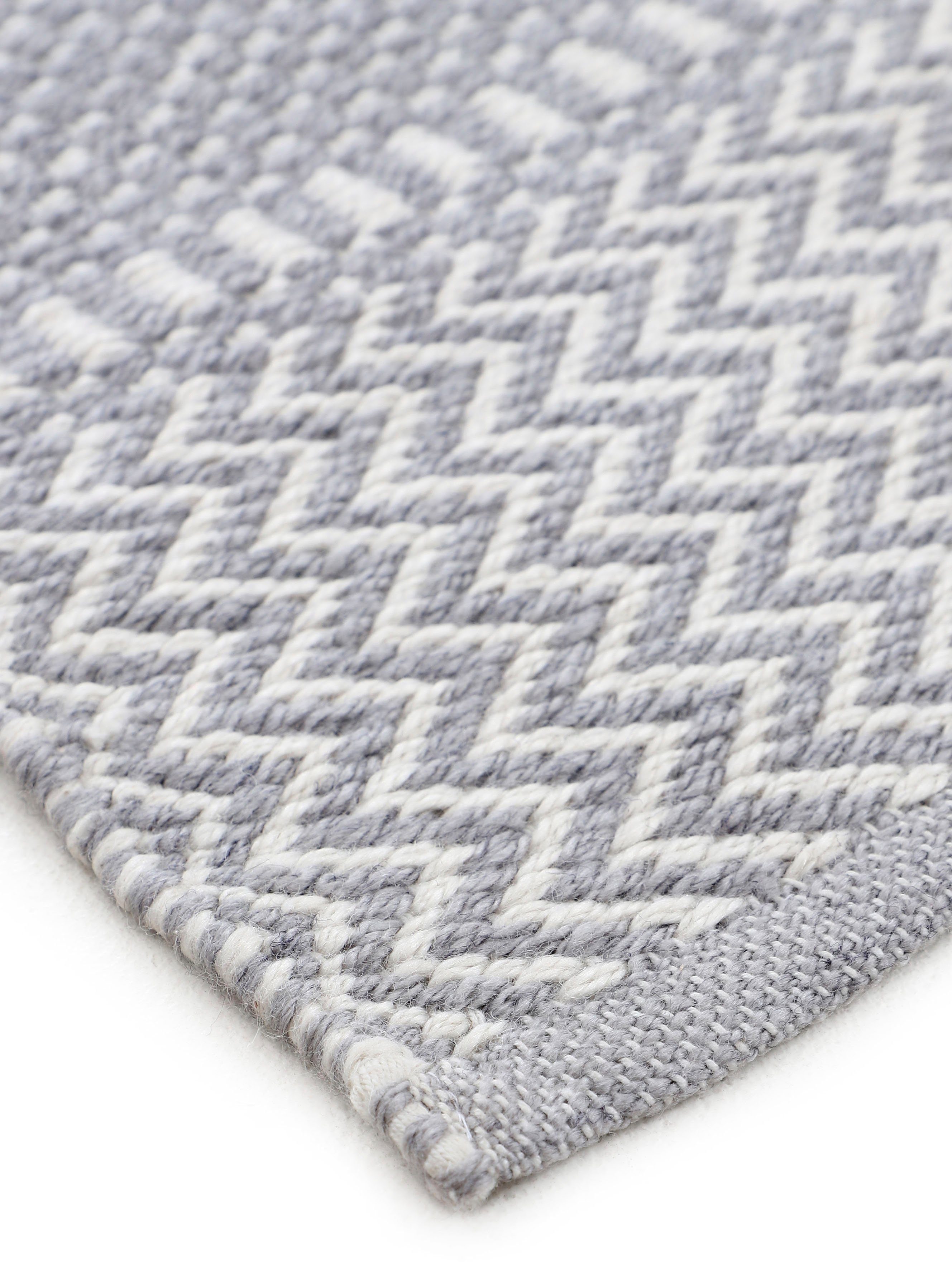 carpetfine Vloerkleed Frida 205 Omkeerbaar tapijt, 100% gerecycled materiaal (PET), vlakweefsel, sisal uitstraling