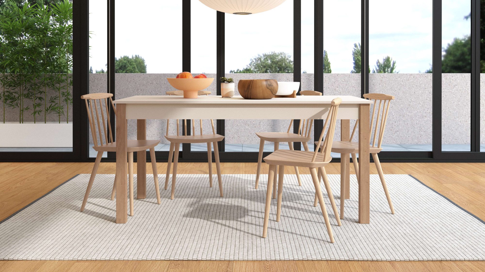 Home affaire Eettafel Belfort, 160-200 cm, elegant, modern en stijlvol design