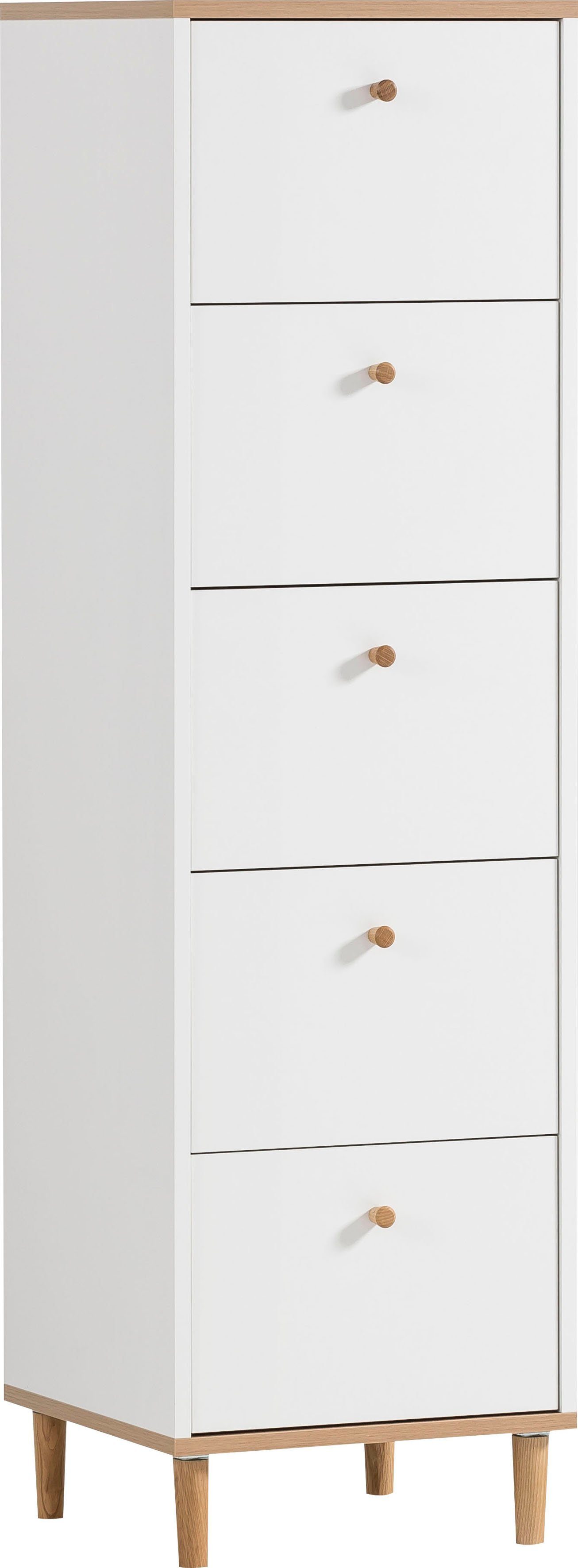 Schildmeyer Kast HILDA 5 laden dressoirs wit
