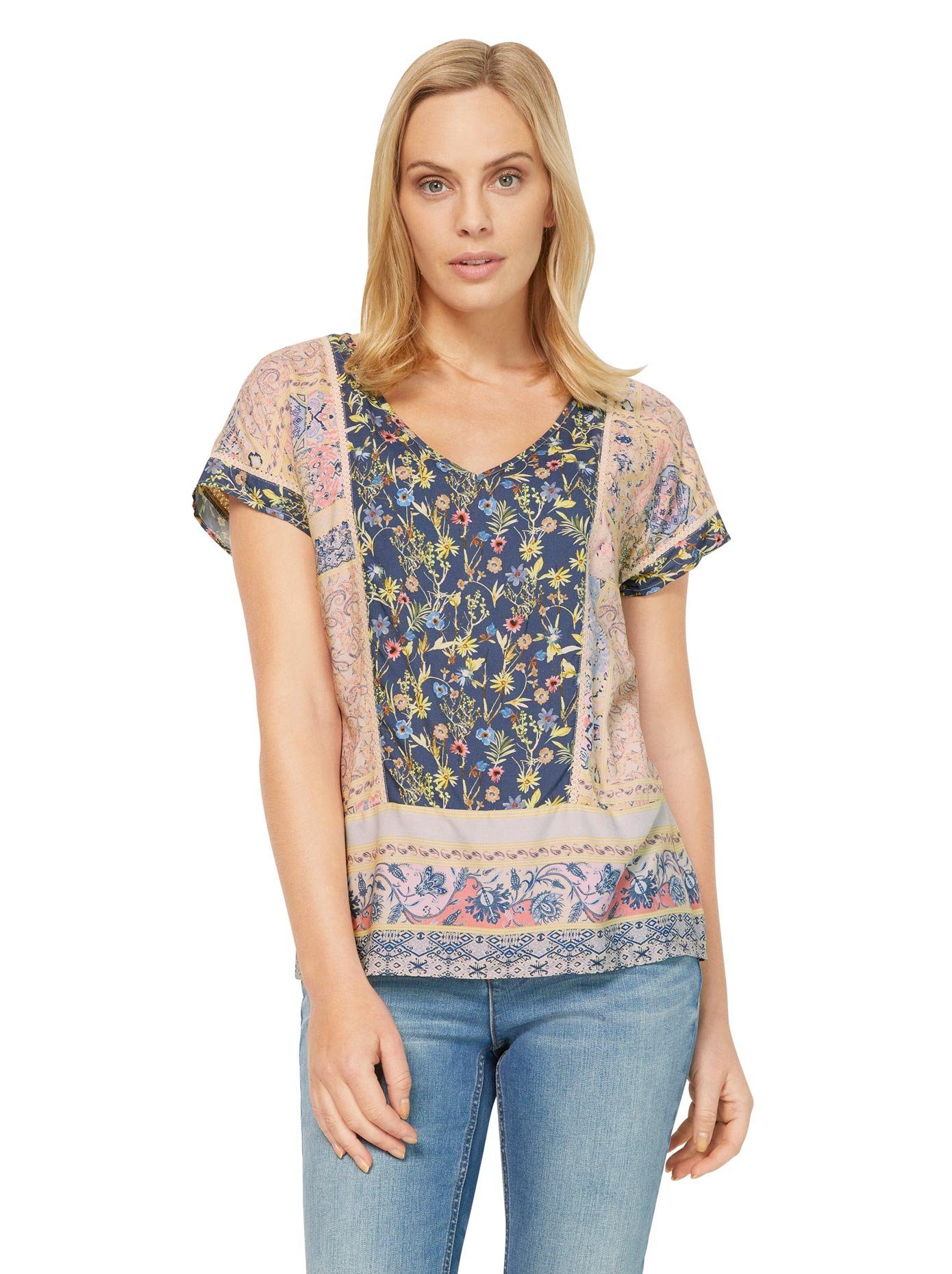 heine Gedessineerde blouse