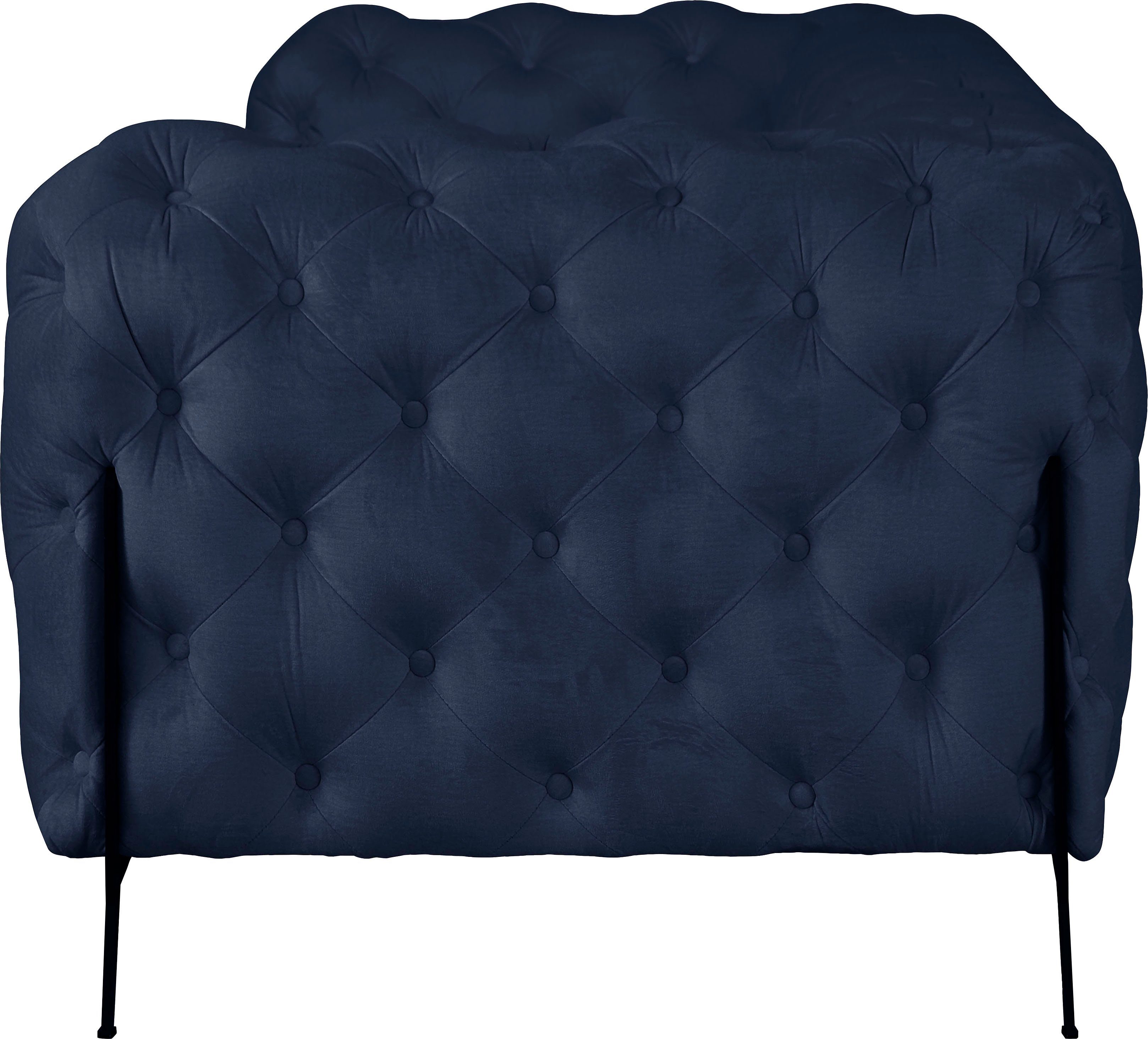 Leonique Chesterfield-bank Amaury luxueuze capitonnage, moderne chesterfield look, kleur van de poten ter keuze
