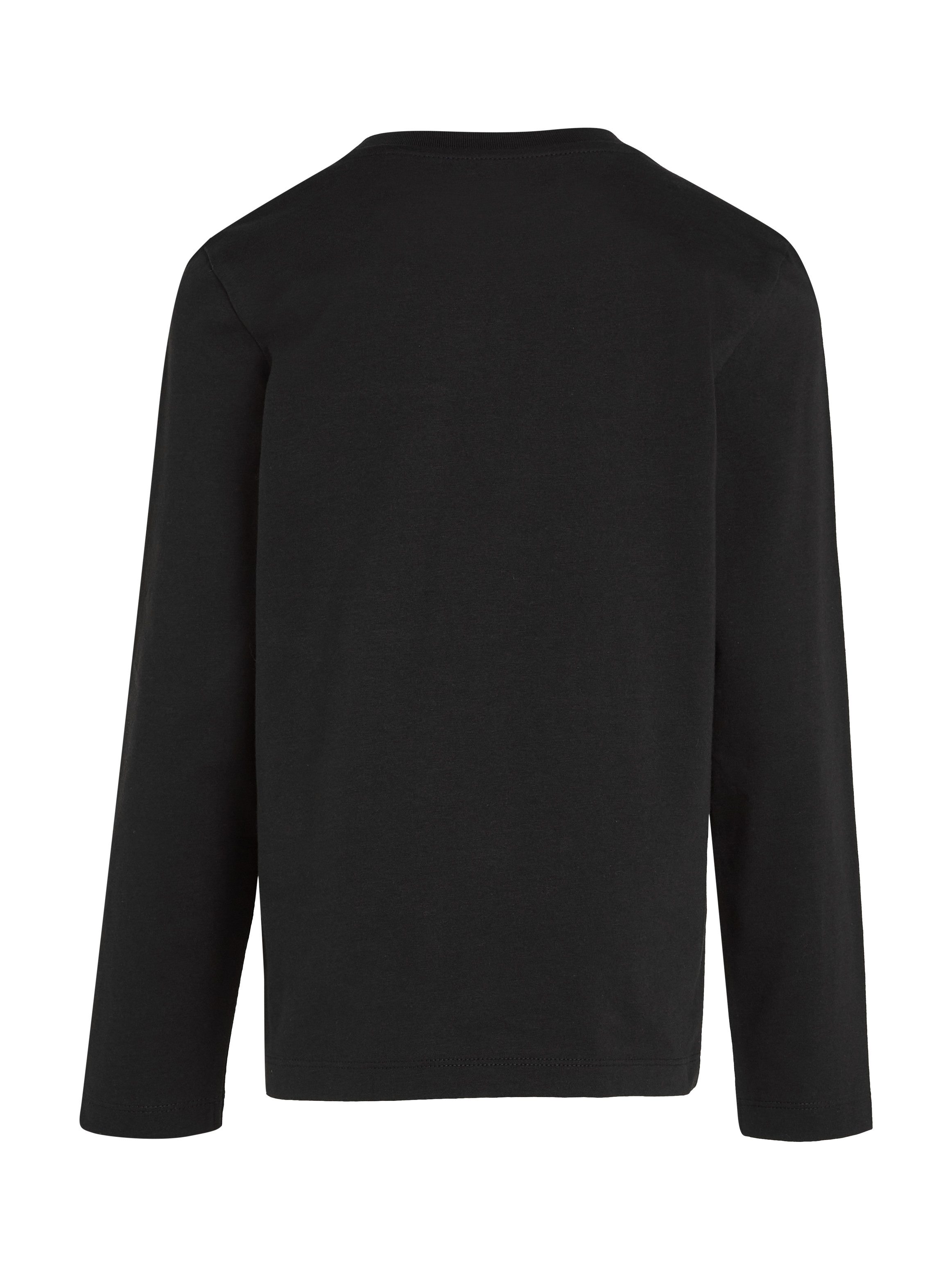 Calvin Klein Shirt met lange mouwen Badge Reg. Ls T-Shirt voor kinderen tot 16 jaar en met logo-patch
