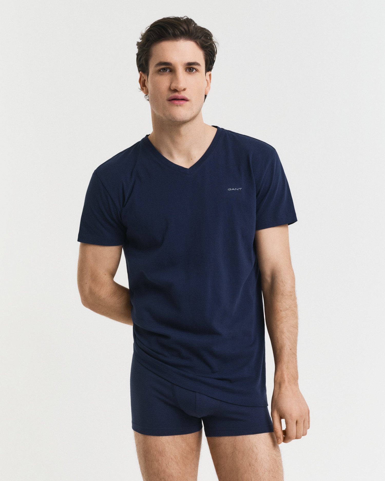Gant Shirt met korte mouwen V-NECK T-SHIRT 2-PACK
