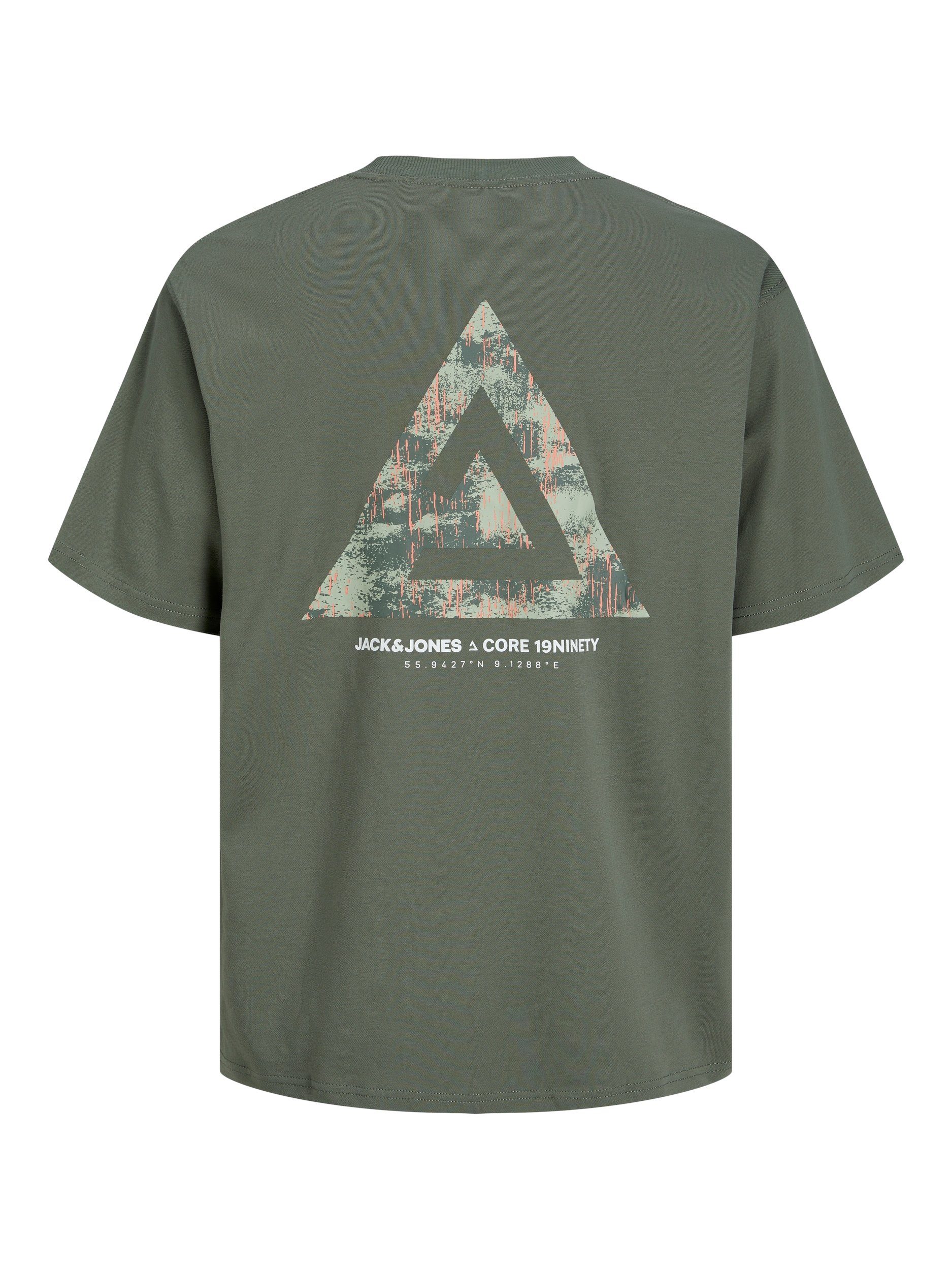 Jack & Jones Shirt met ronde hals JCOTRIANGLE TEE SS CREW NECK SN