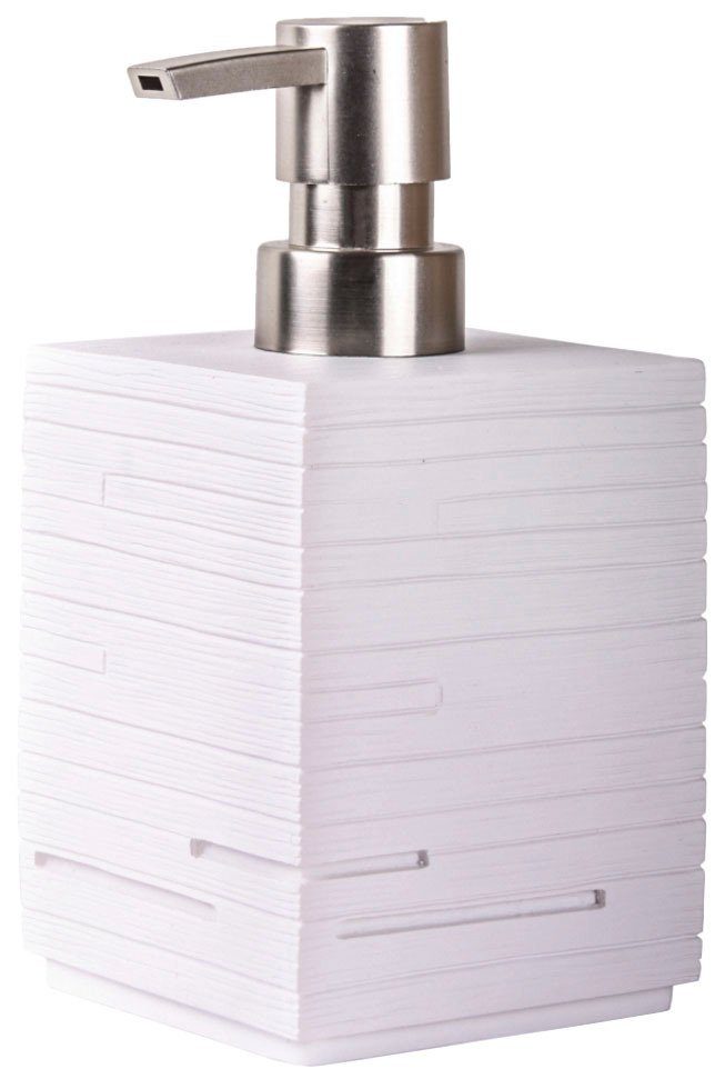 Sanilo Set badkameraccessoires Newspaper bestaand uit toiletzitting, badmat, stop, zeepdispenser, toiletborstel (complete set, 6-delig)