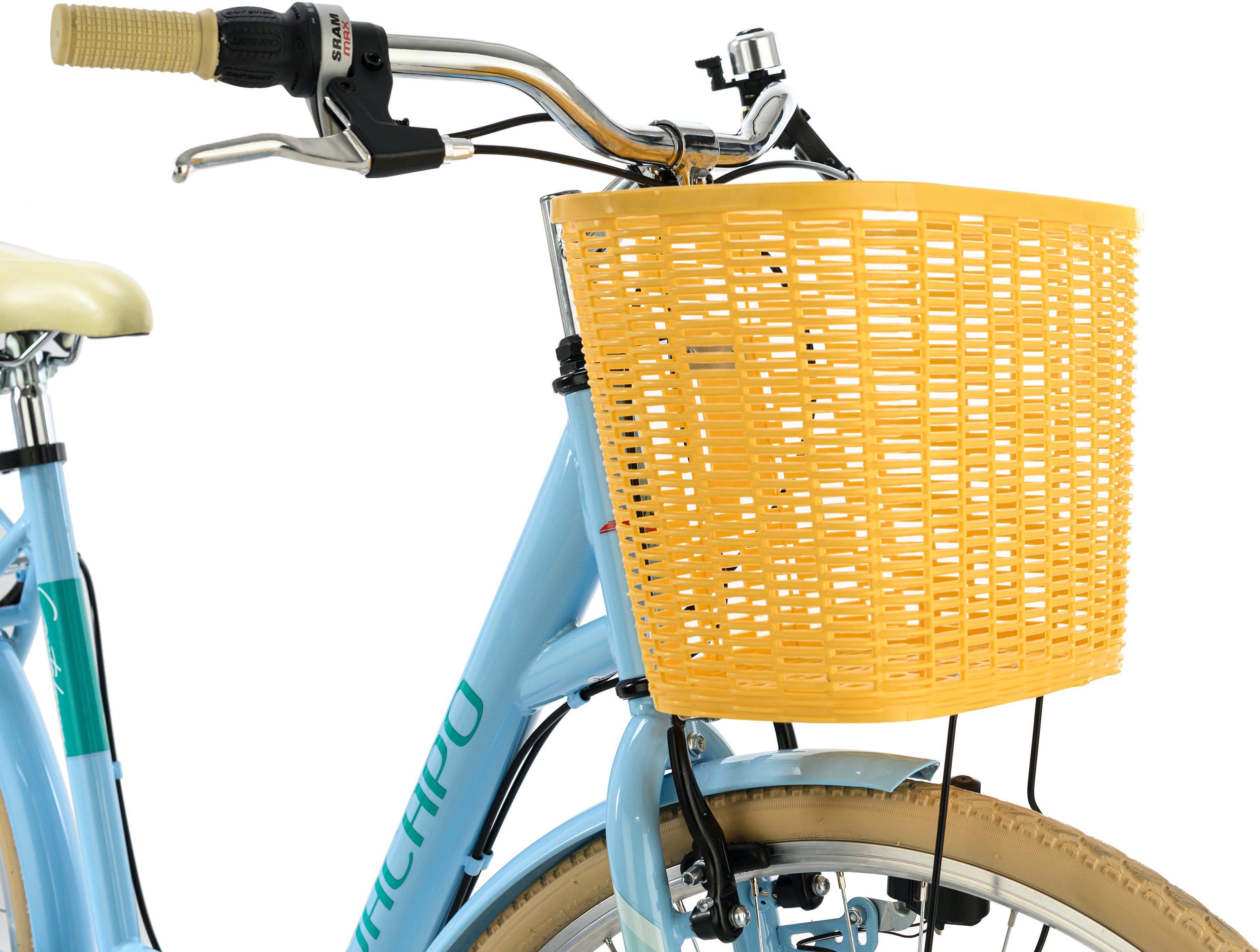 KS Cycling Citybike Cantaloupe voor dames, kettingversnelling