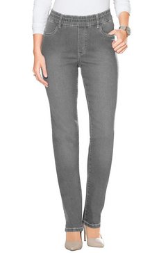 classic basics high-waist jeans (1-delig) grijs