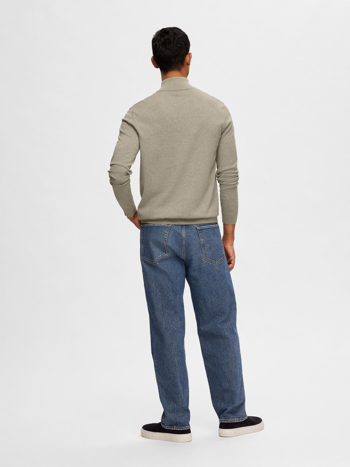 SELECTED HOMME Schipperstrui SLHBERG HALF ZIP CARDIGAN NOOS