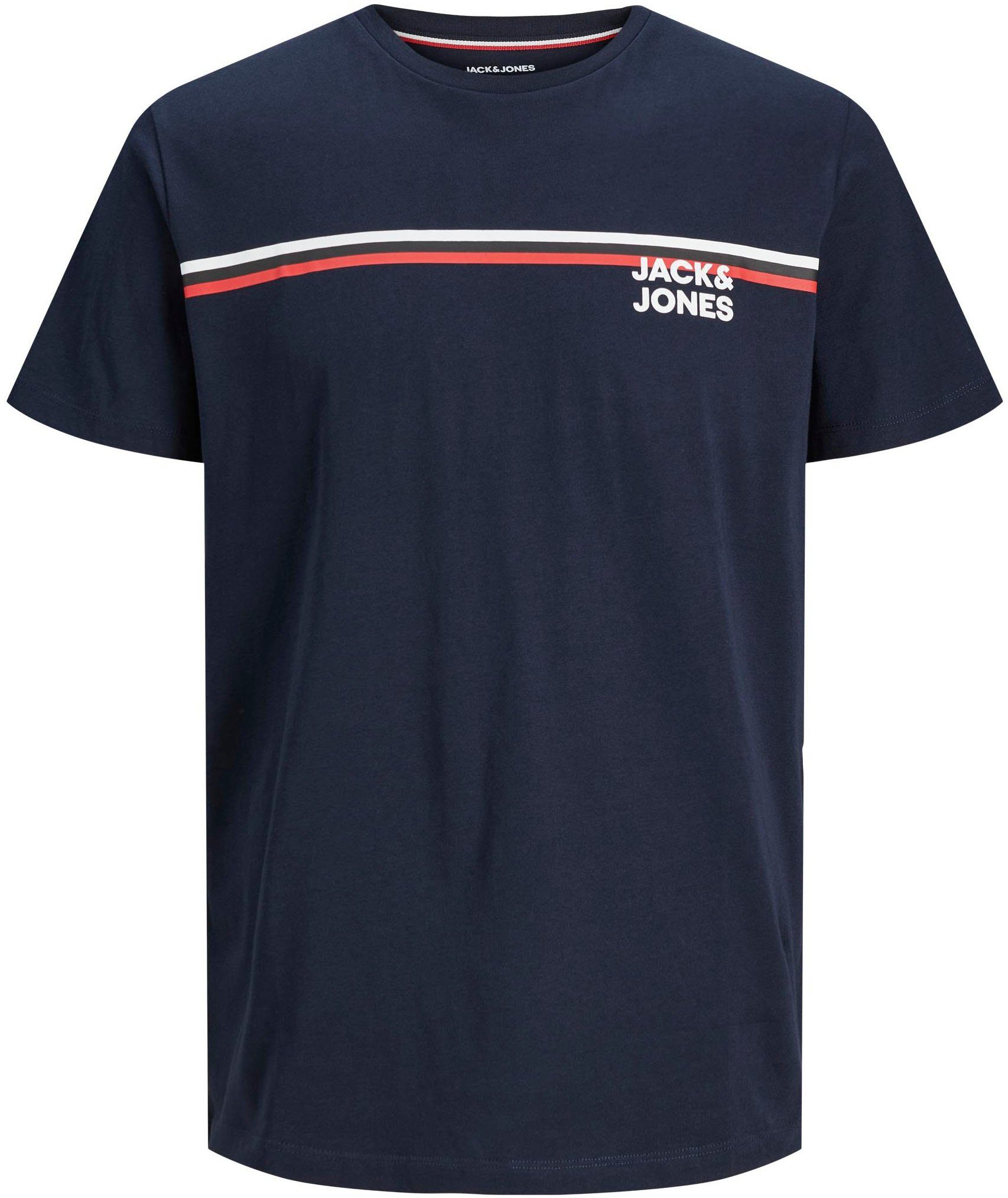 Jack & Jones Shirt met korte mouwen JJ JJATLAS TEE SS CREW NECK