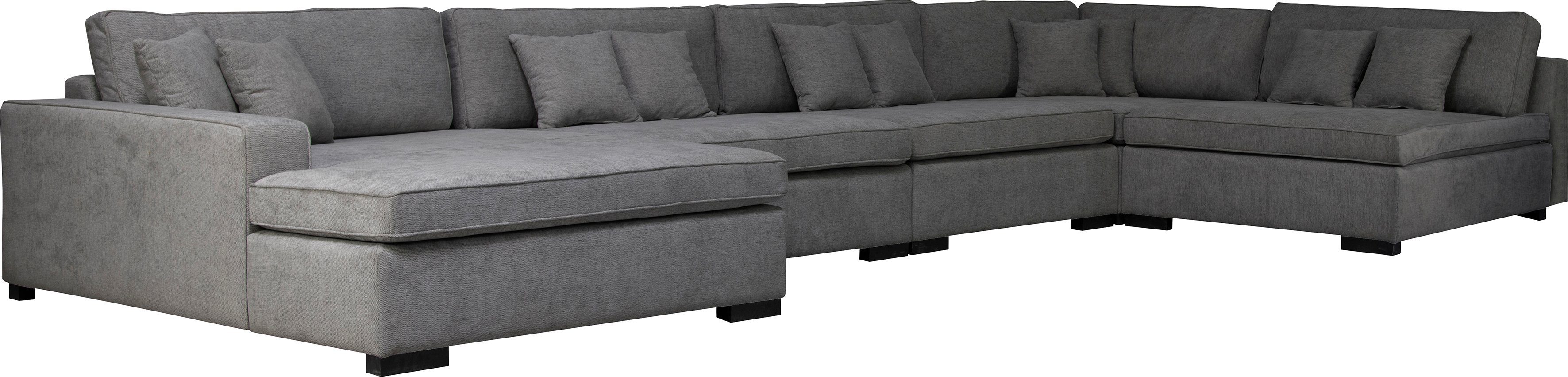 Guido Maria Kretschmer Home&Living Zithoek Skara U-vorm Loungebank met binnenveringsinterieur, in vele overtrekkwaliteiten