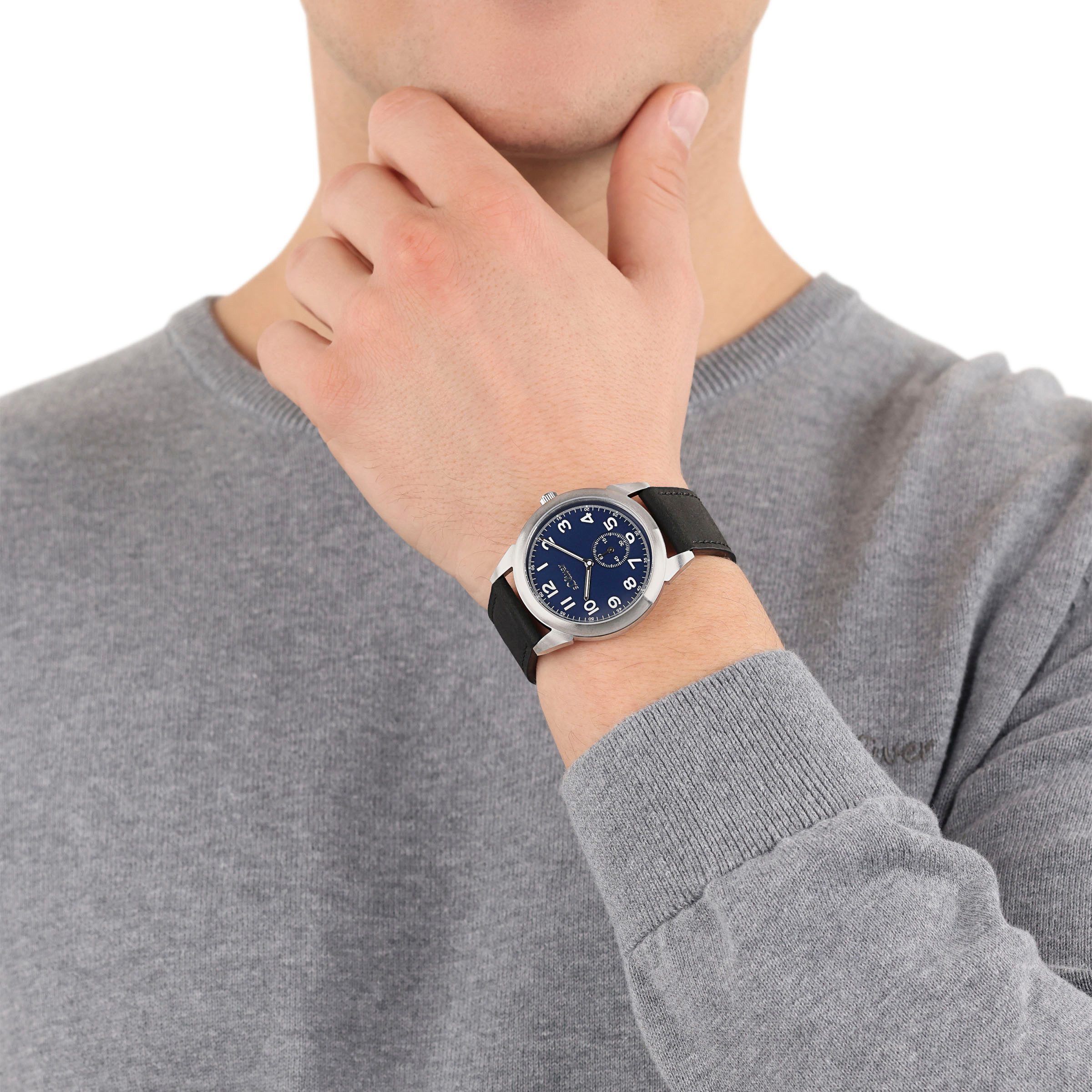 s.Oliver Kwartshorloge Horloge, herenhorloge, leren band, analoog