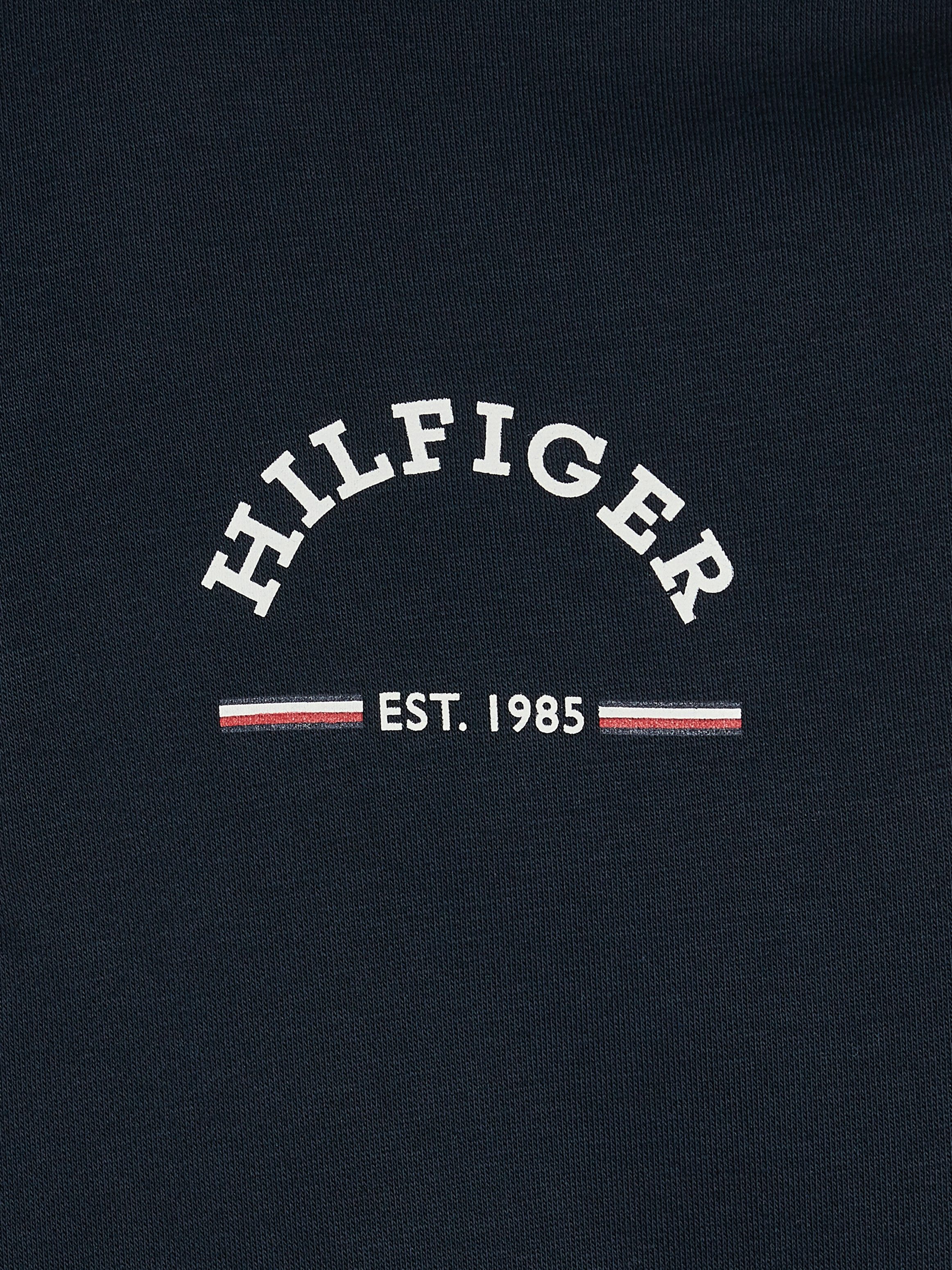 Tommy Hilfiger Sweatshirt ROUNDALL STAND COLLAR ZIP met staande kraag en ritssluiting