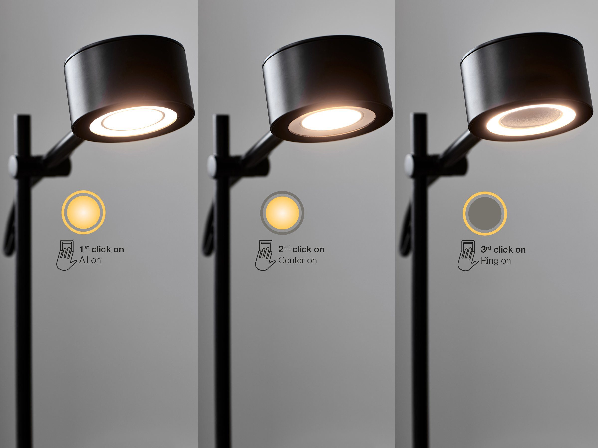 Nordlux Led-tafellamp CLYDE Hanglamp + led + dimmer voor sfeerverlichting, verstelbaar