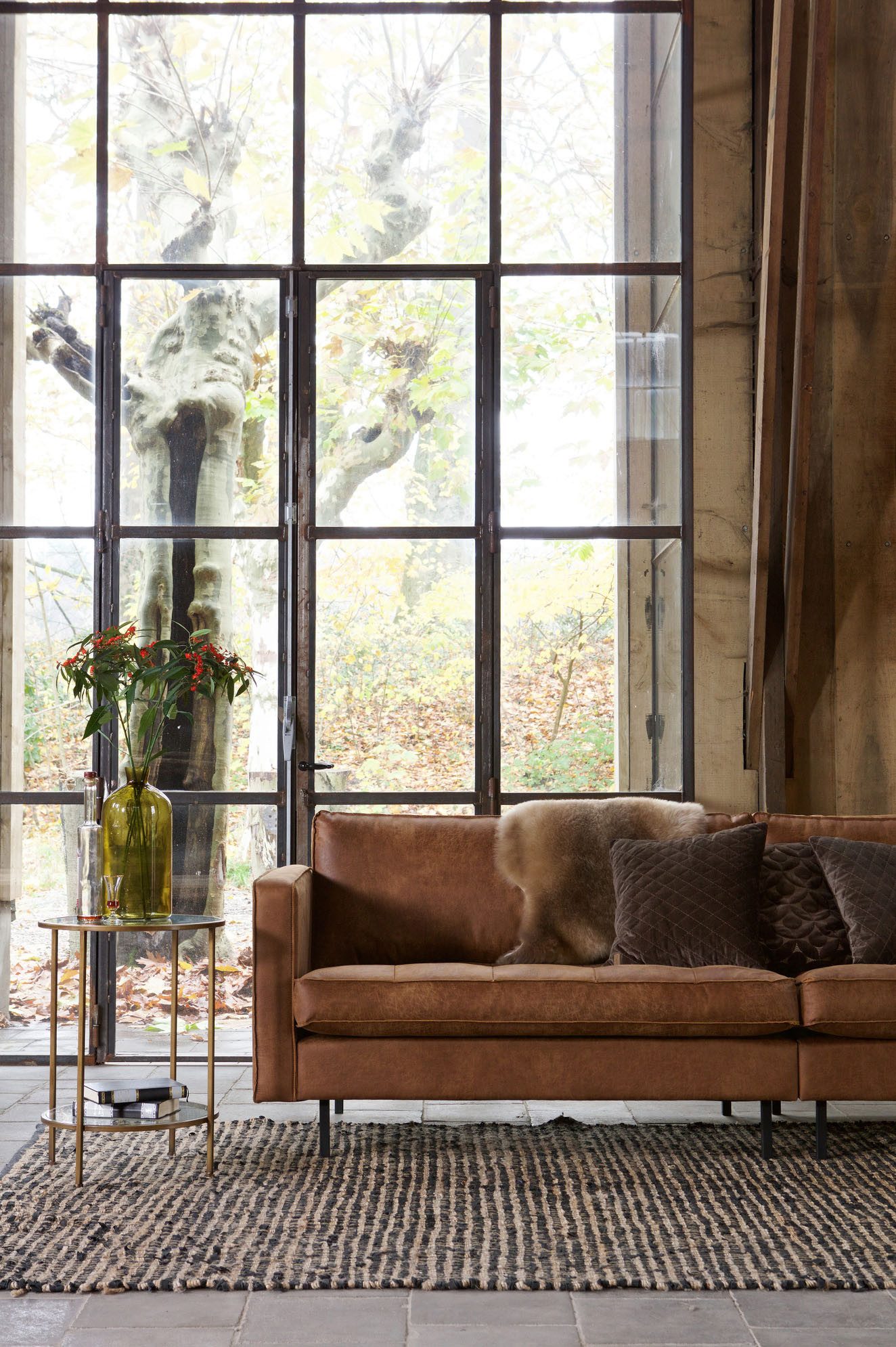 WOOOD 3-zitsbank Rodeo Classic vrijstaand, h 83 cm x b 275 cm