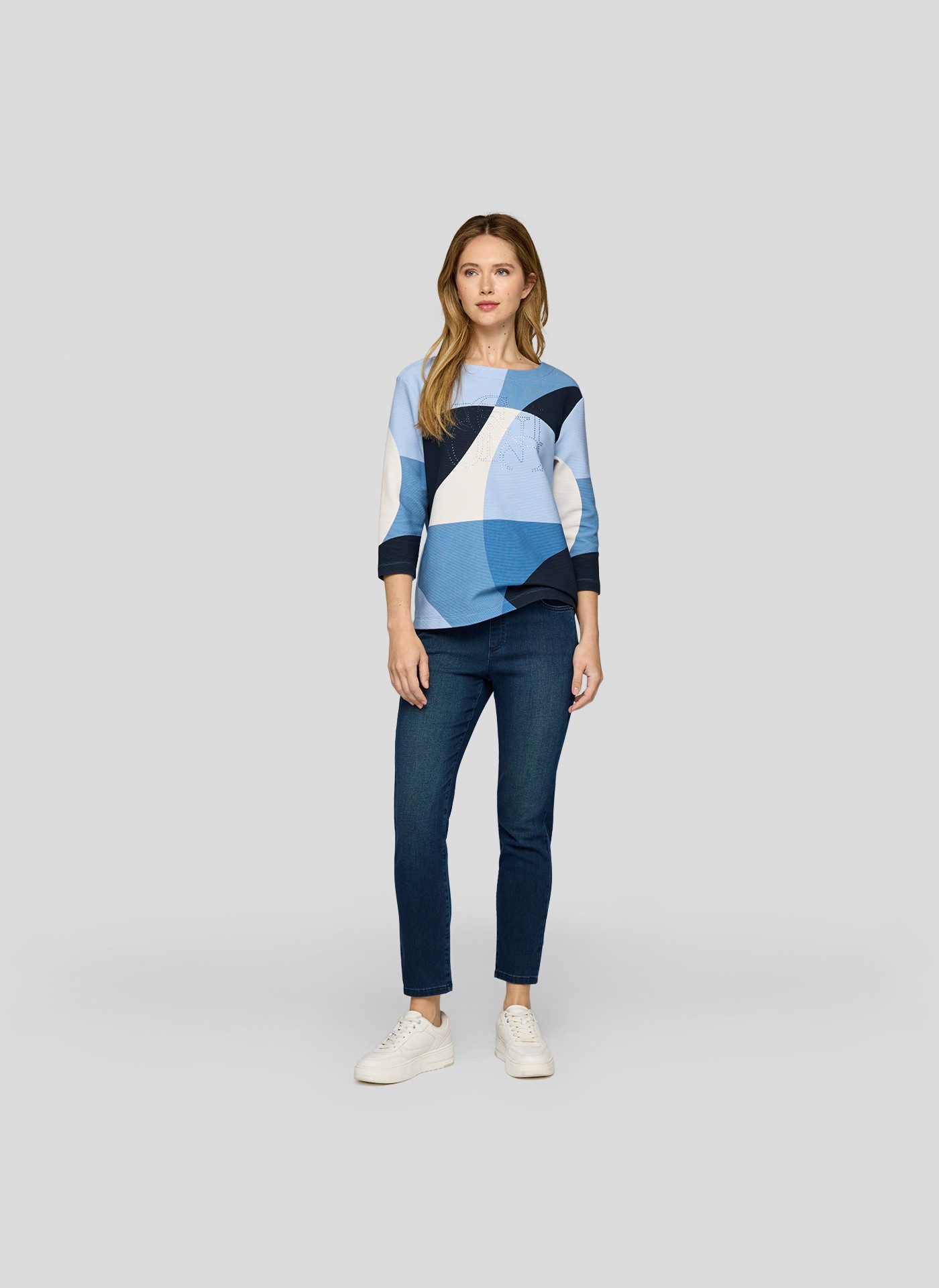 Rabe Shirt met 3/4 mouwen