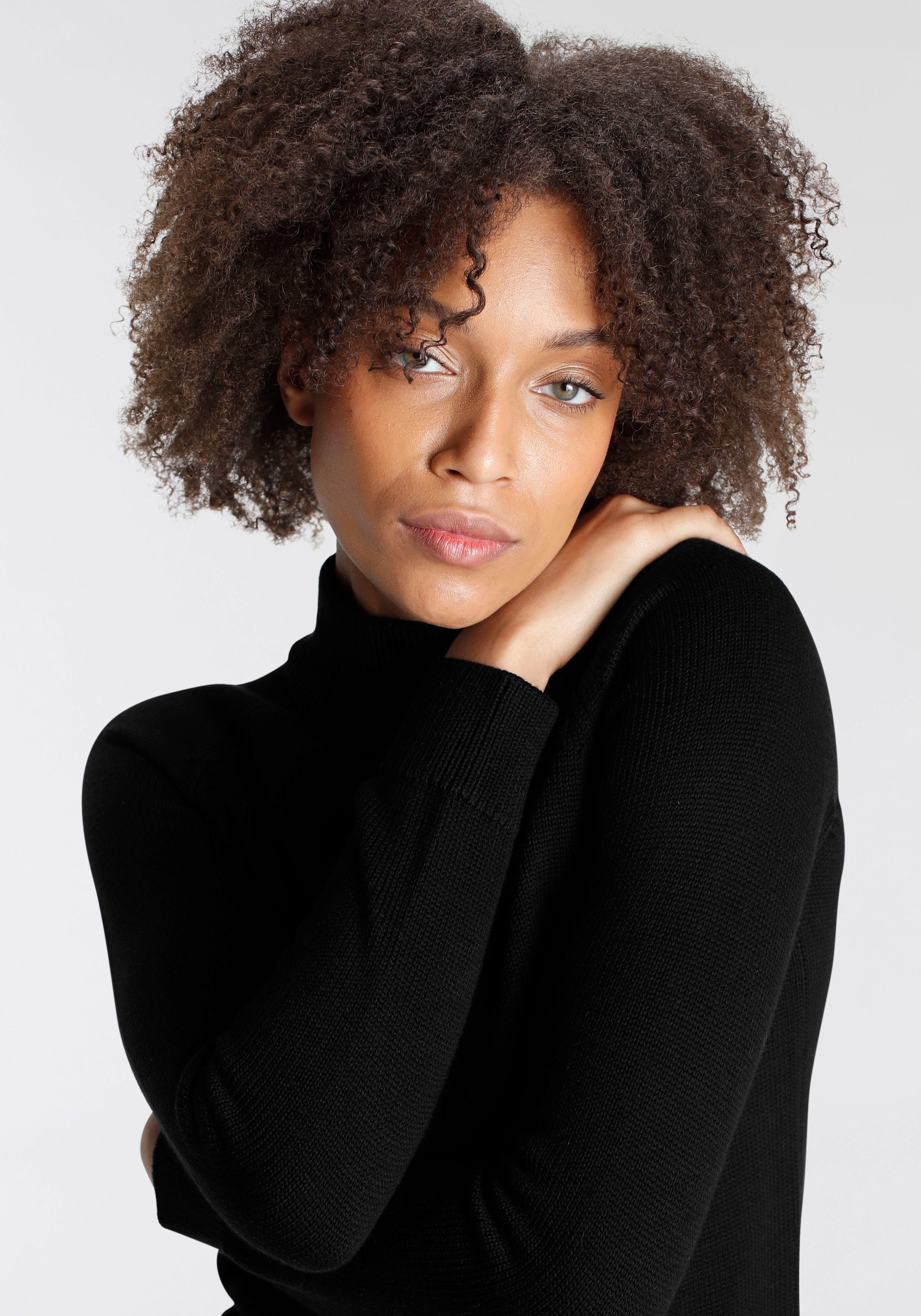 Arizona Coltrui Rollneck in effen kleur