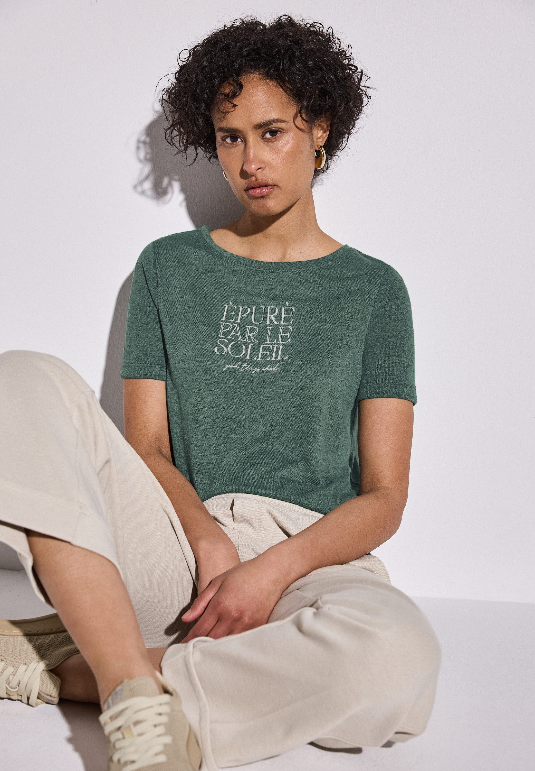 STREET ONE T-shirt met tekst