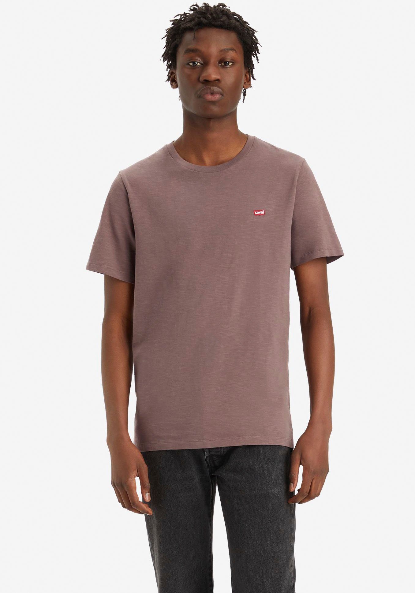 Levi's T-shirt ORIGINAL HM TEE heren t-shirts maat S bruin