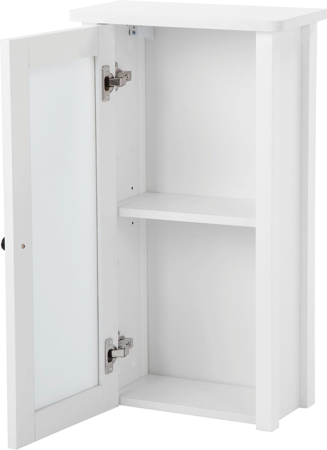 welltime Hangend kastje Aalborg Breedte 40 cm, badkamermeubel, wandkast, badkamerkast, landhuiswit