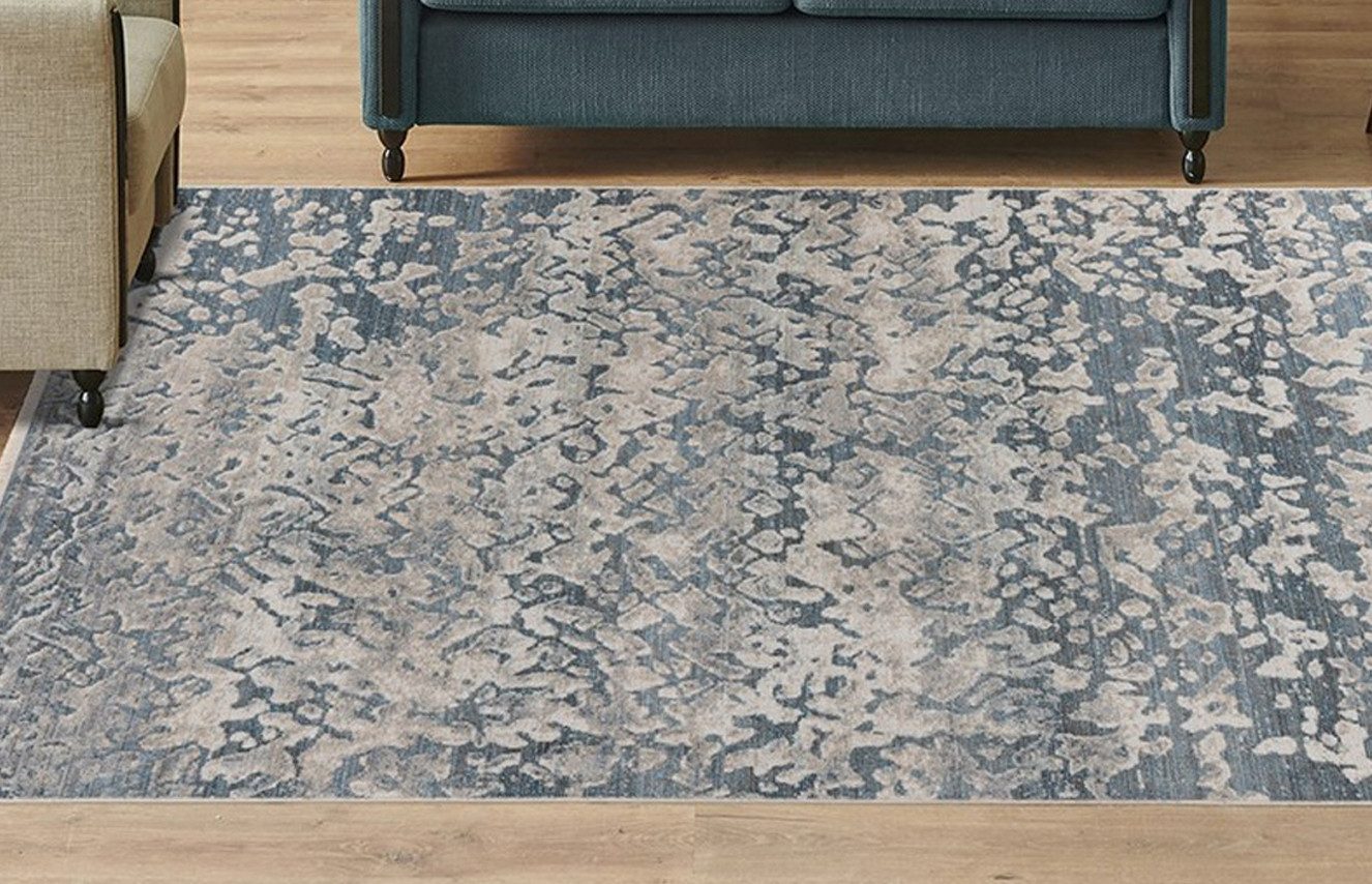Kayoom Vloerkleed Dilan 300 zacht kortpolig, vintage look, woonkamer moderne vloerkleden grijs