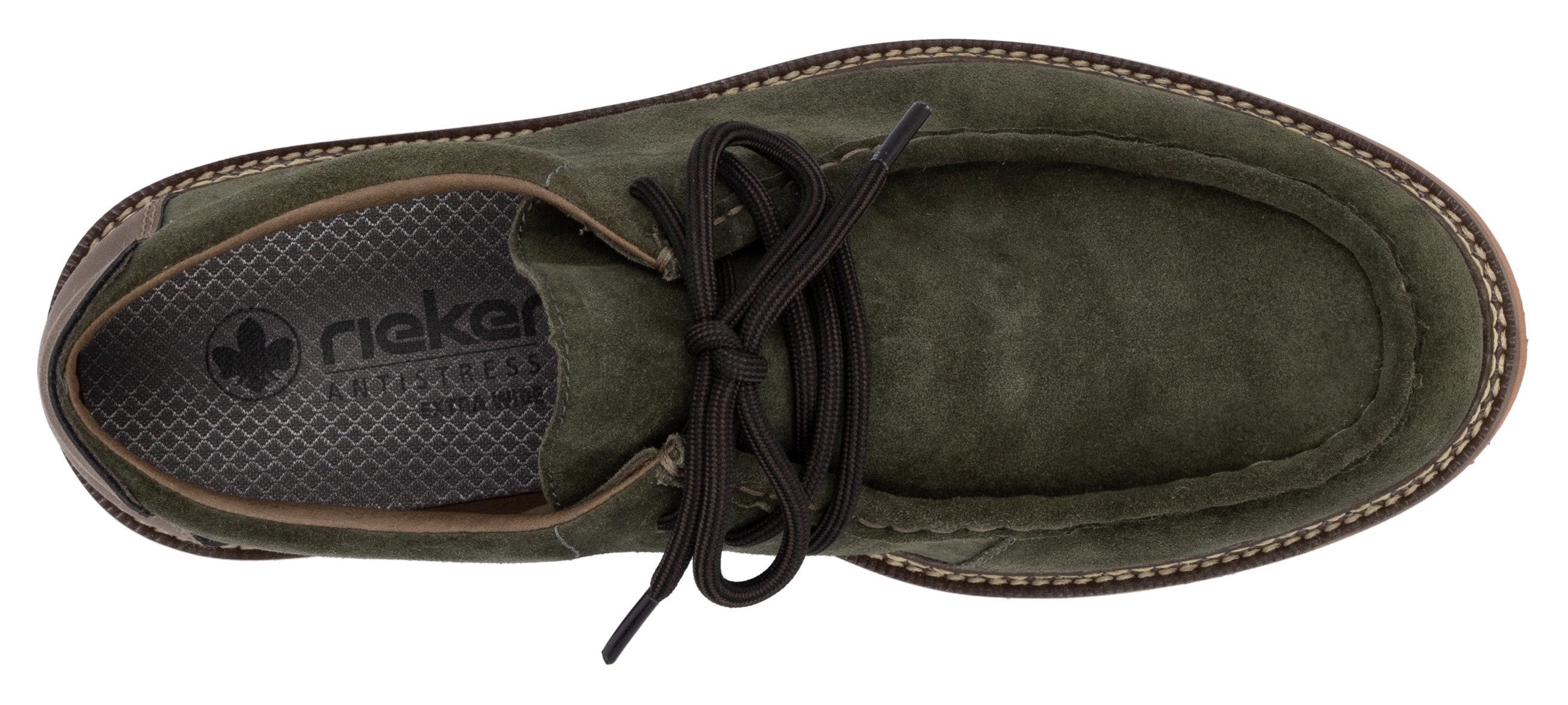 Rieker Veterschoenen , lage schoen, moccasin, veterschoen in comfortabele vorm