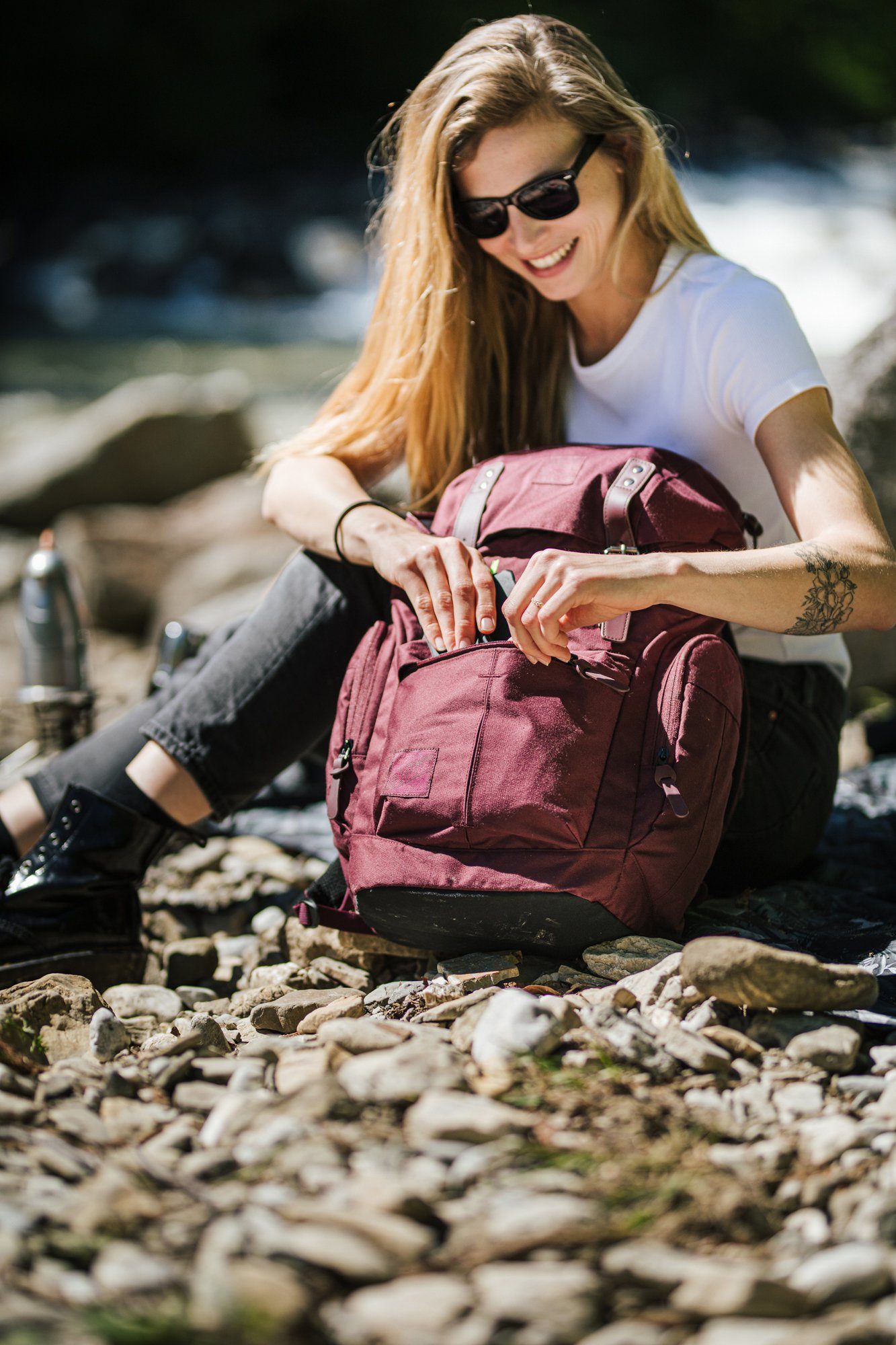 NITRO Vrijetijdsrugzak Daypacker met laptopvak, schoolrugzak, wandelaarsrugzak of streetpack