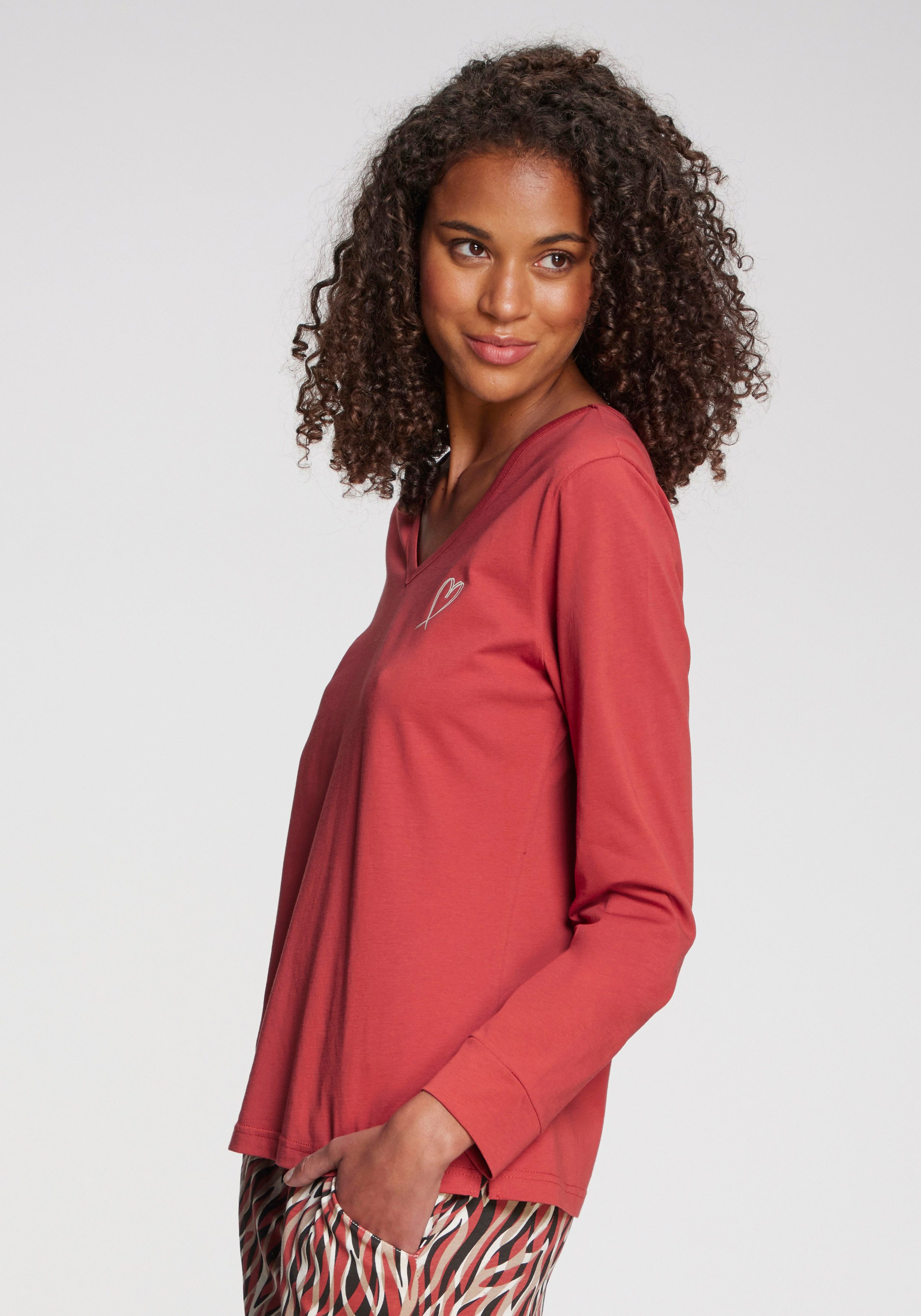 Vivance Dreams Longsleeve Met kleine hartjesprint