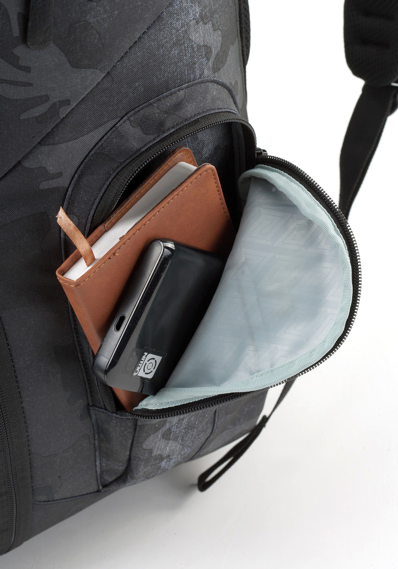 NITRO Laptoprugzak Weekendtas Reiserugzak met laptopvak, schoolrugzak, wanderrugzak