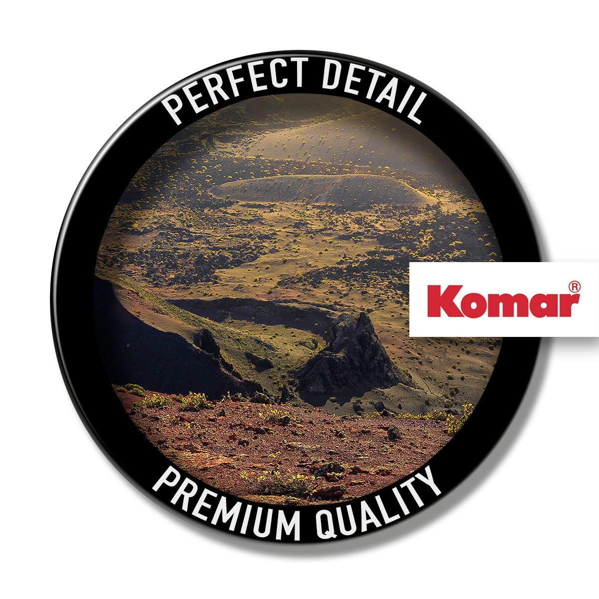 Komar Artprint op linnen Gekleurd Aarde - Afmeting 40 x 40 cm (1 stuk)