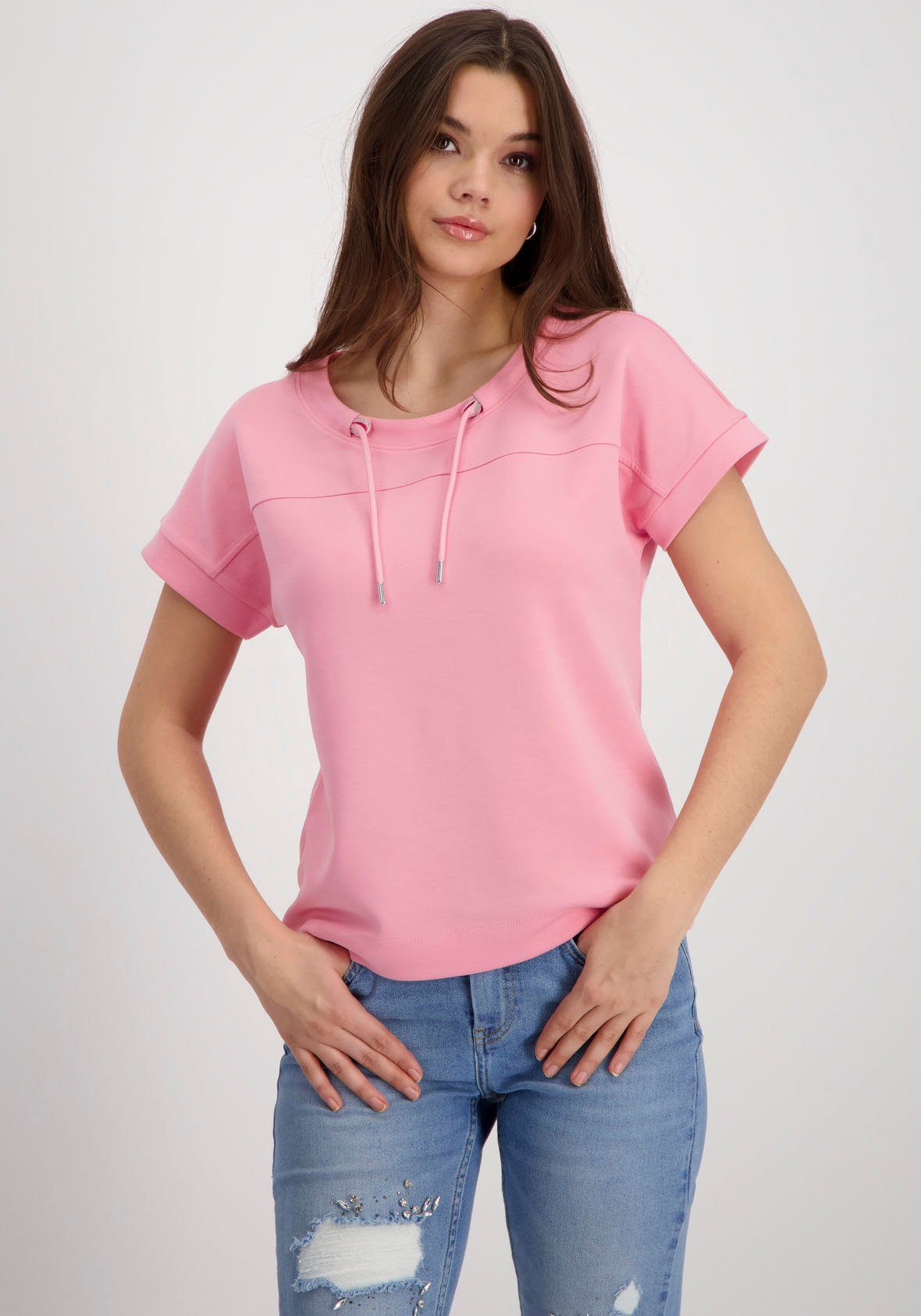 Monari shirt Basic sweatshirt 408348 258 Pink Dames
