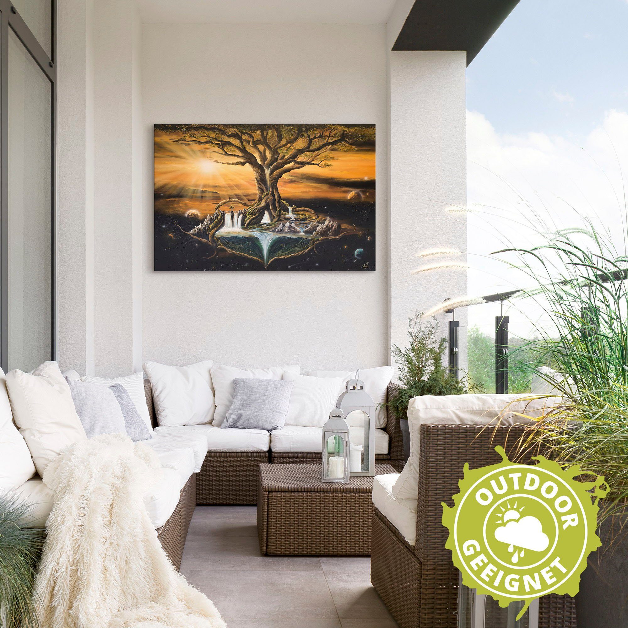 Artland Artprint De droom van de werelden als artprint van aluminium, artprint voor buiten, poster, muursticker in diverse maten formaten