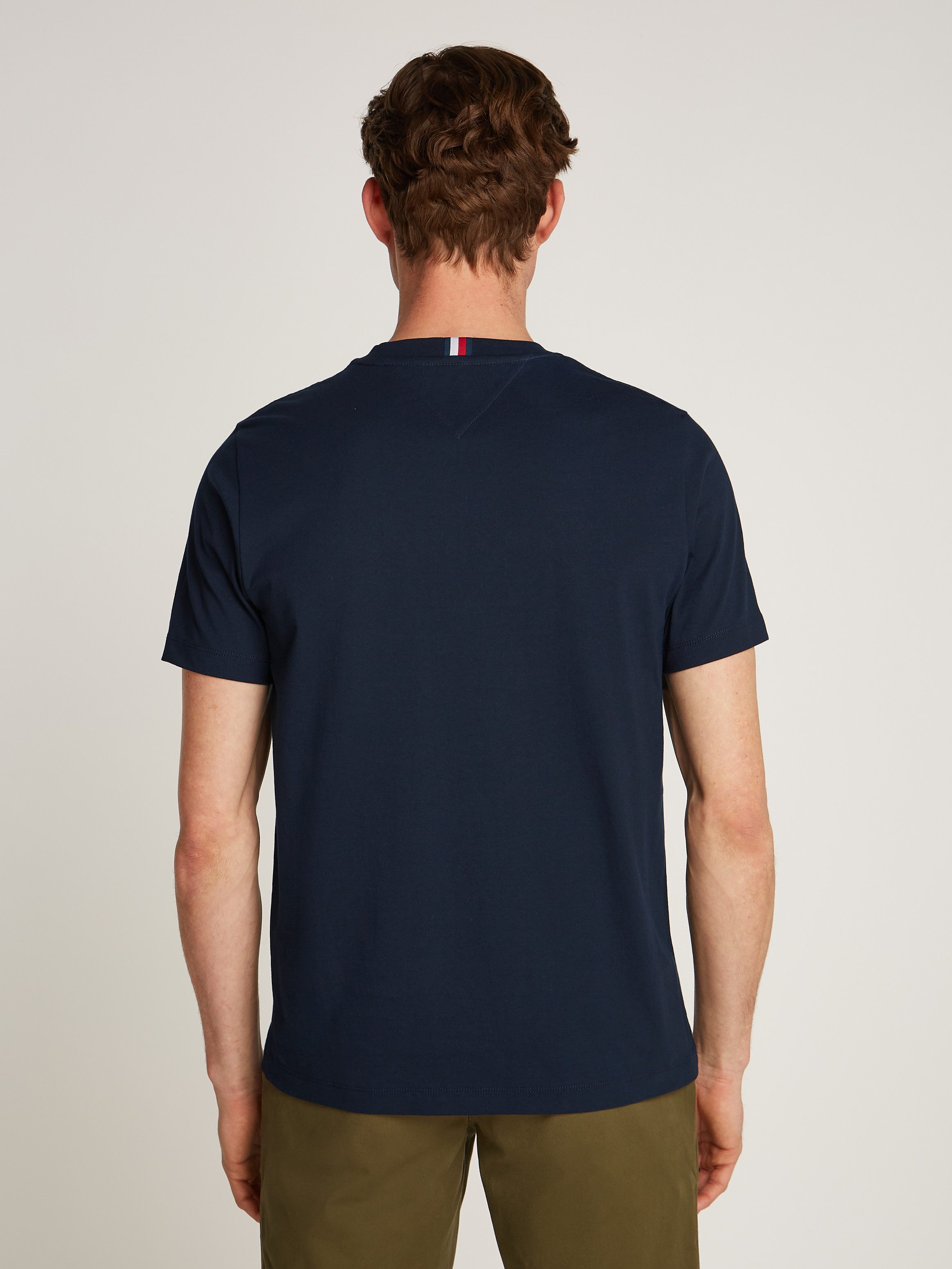 Tommy Hilfiger T-shirt SCRIPT LOGO TEE met opgestikt logo