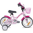 prometheus bicycles kinderfiets hawk roze